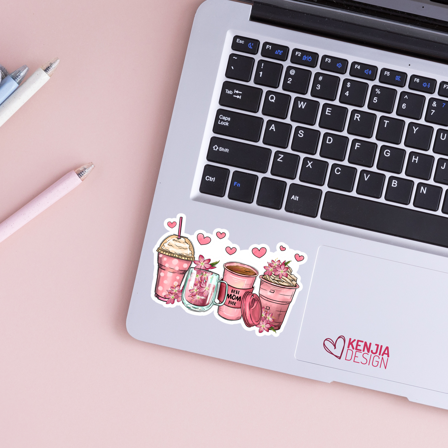 Best Mom Ever Stickers / Floral Coffee Cup / Western Mother's Day Gifts / Flower Mama Funny Quote / Mom Life / Motherhood Stickers