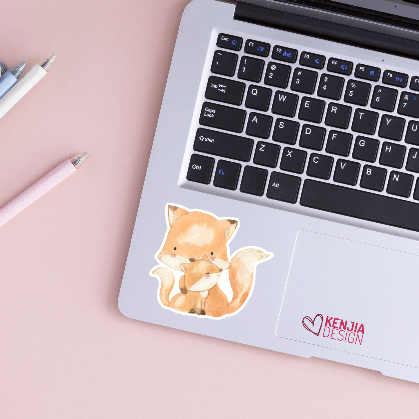 Woodland Stickers Baby Fox + Mom Animal Stickers