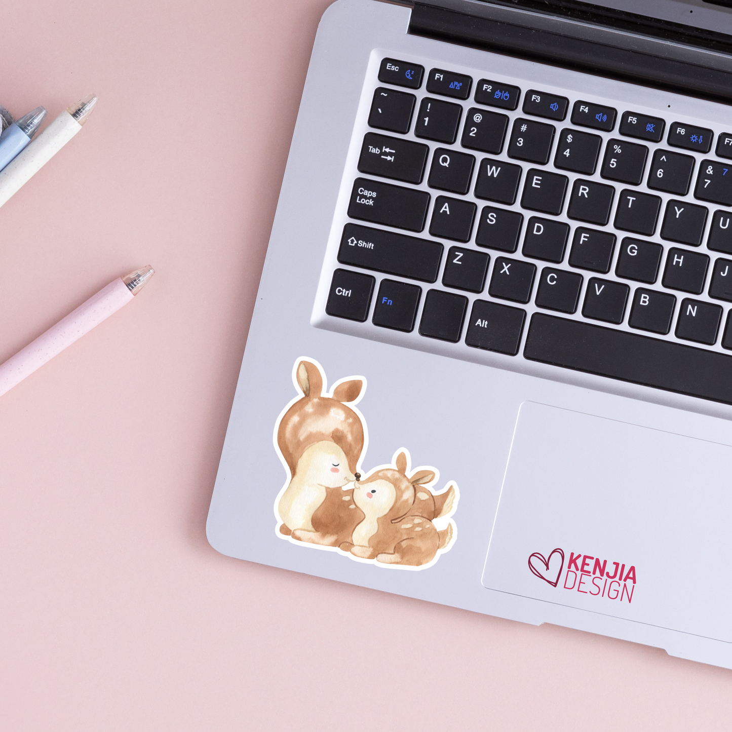 Woodland Stickers Baby Deer + Mom Animal Stickers
