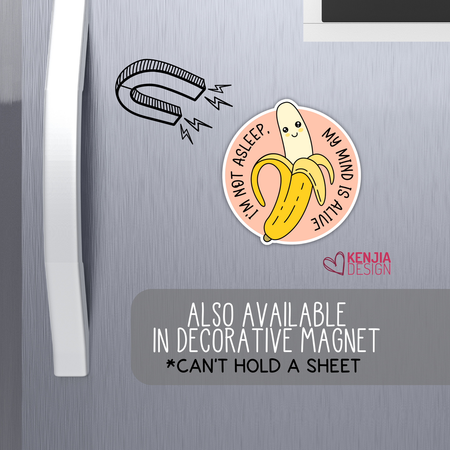 I'm Not Asleep. My Mind is Alive Stickers, Funny Taylor Sticker, Banana Stickers, Swift Meme, Waterproof Stickers