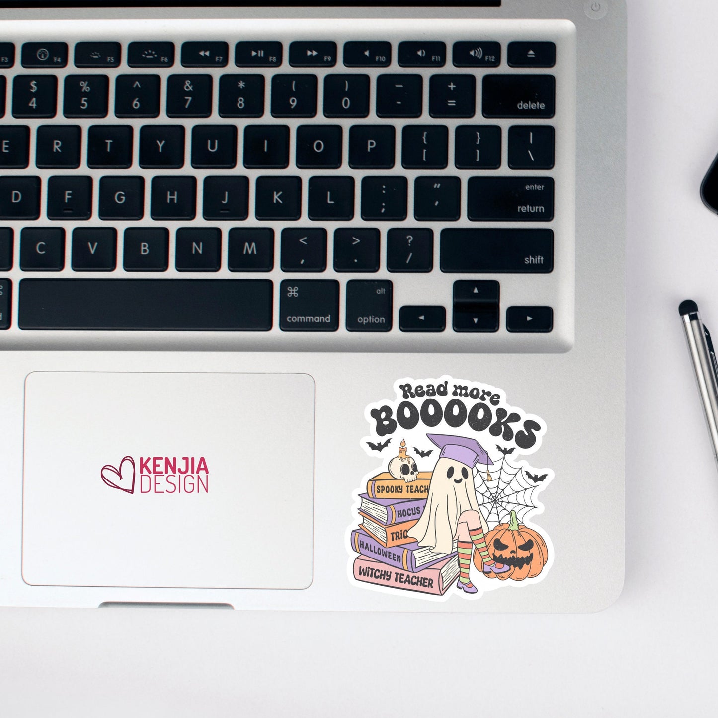 Cute Funny Read more books Stickers  for Halloween | Waterproof Sticker for Kindle Planner Laptop Water Bottle Fridge Magnet