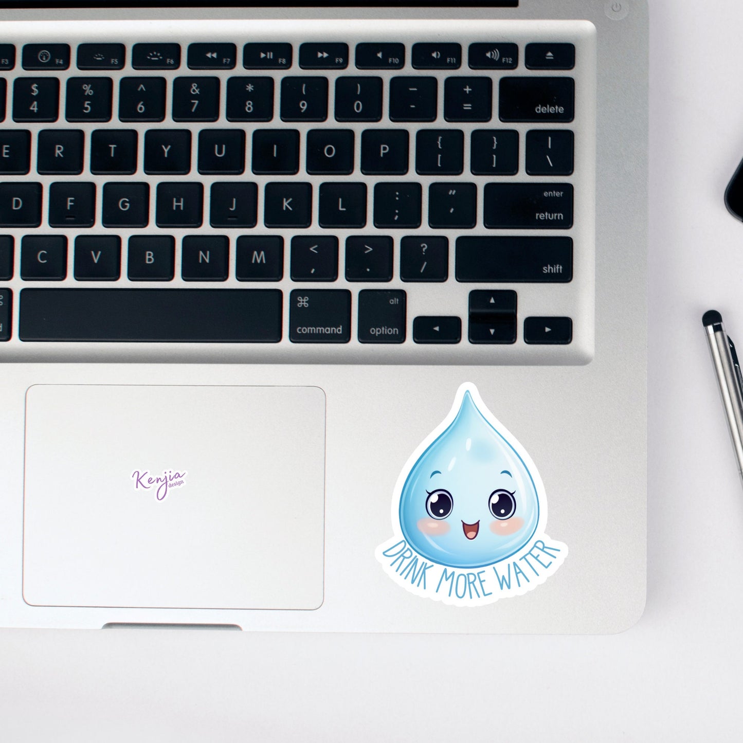 Cute handmade Water Drop Drink More Water Sticker and Magnet, Waterproof Vinyl Stickers for gifts, planner, books, laptop, water bottle