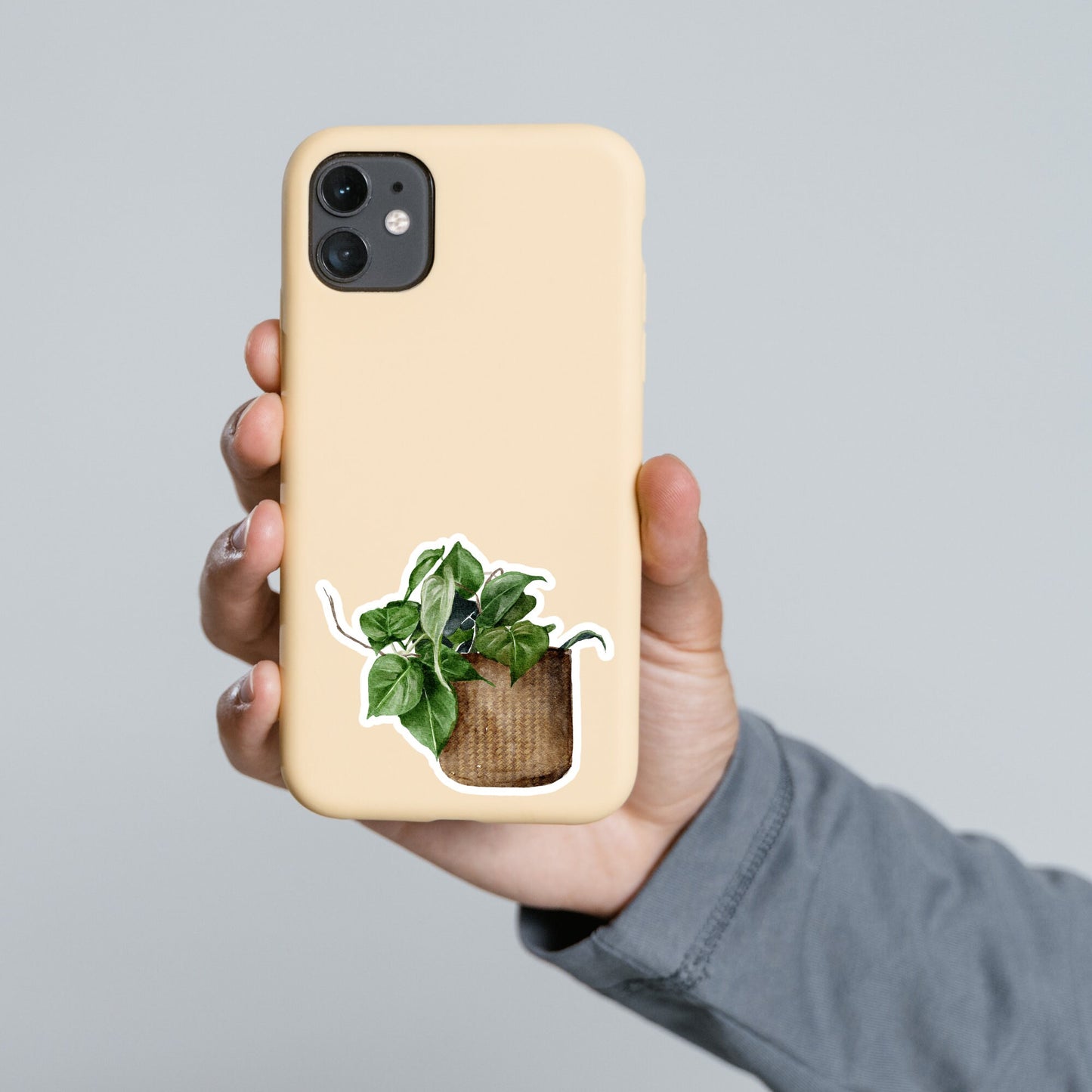 House plants Sticker, Waterproof and Dishwasher Safe Handmade cute Vinyl Sticker for gift, planner, book and laptop stickers