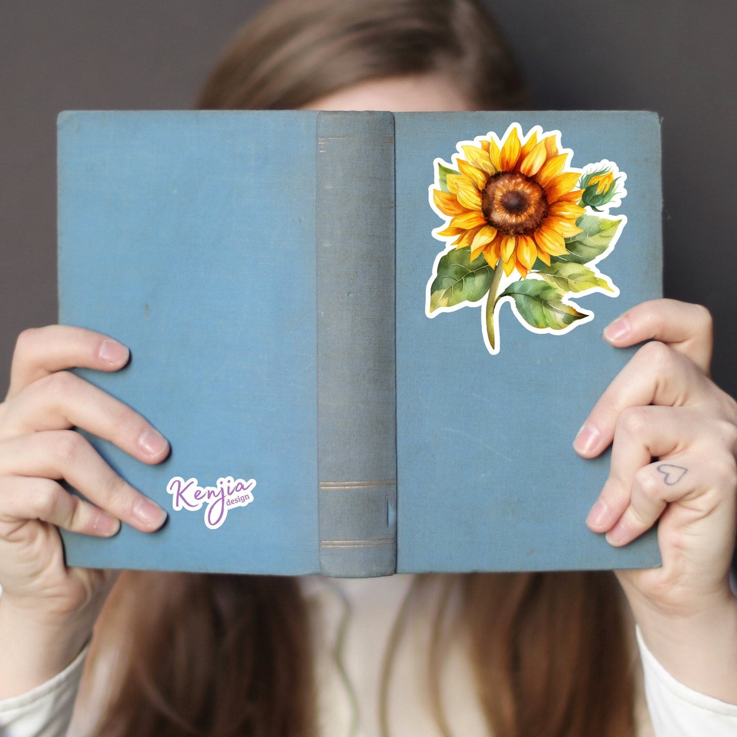 Sunflower Stickers , Planner stickers, laptop stickers, Cute Stickers, Refrigerator and Dishwasher Magnet