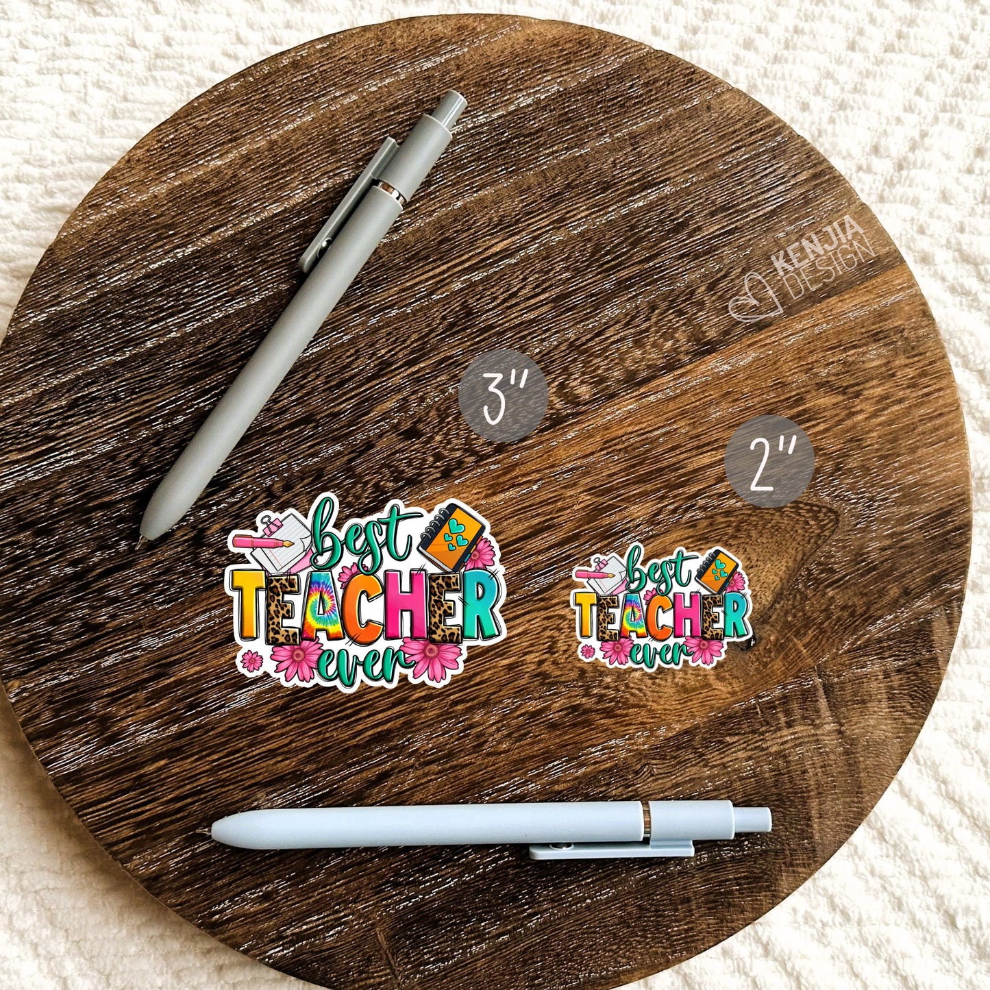 Best Teacher Ever Sticker / Teacher Gift / Teacher Appreciation Week / Teacher's Day / Western Teacher / Teacher Life / Kindle Sticker