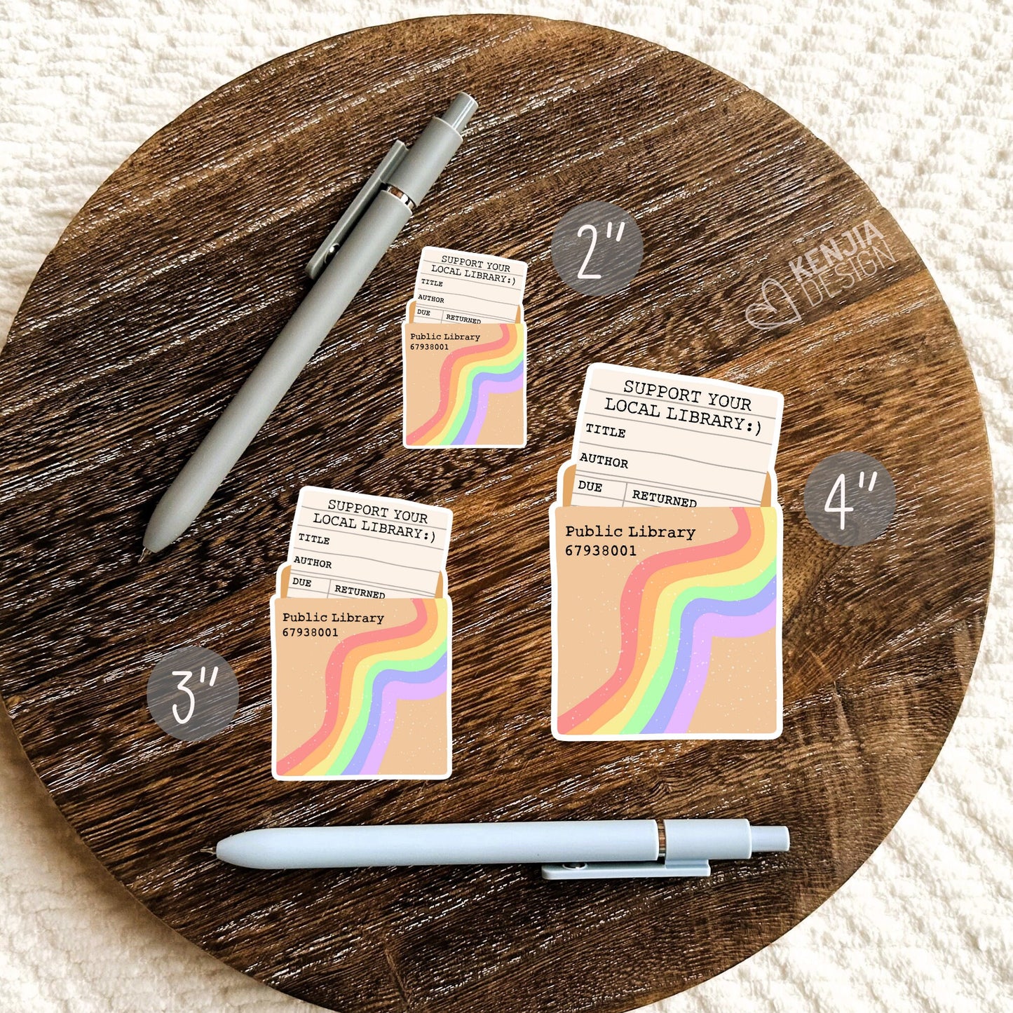 Support Your Local Library Stickers  / Trendy Bookish Stickers Merch / Book Lover Gifts / Kindle Stickers / Bibliophile / Booktok