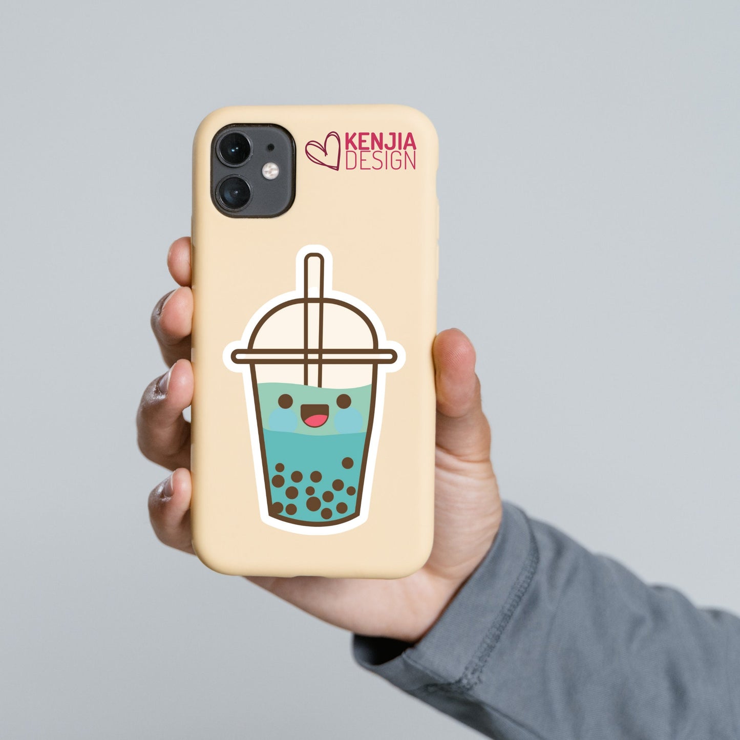 Cute Kawaii Boba Stickers, Tiny Feminist Milk Tea Japanese Stickers , Anime Kindle Stickers of Bubble Tea, Boba Tea Lover Gifts