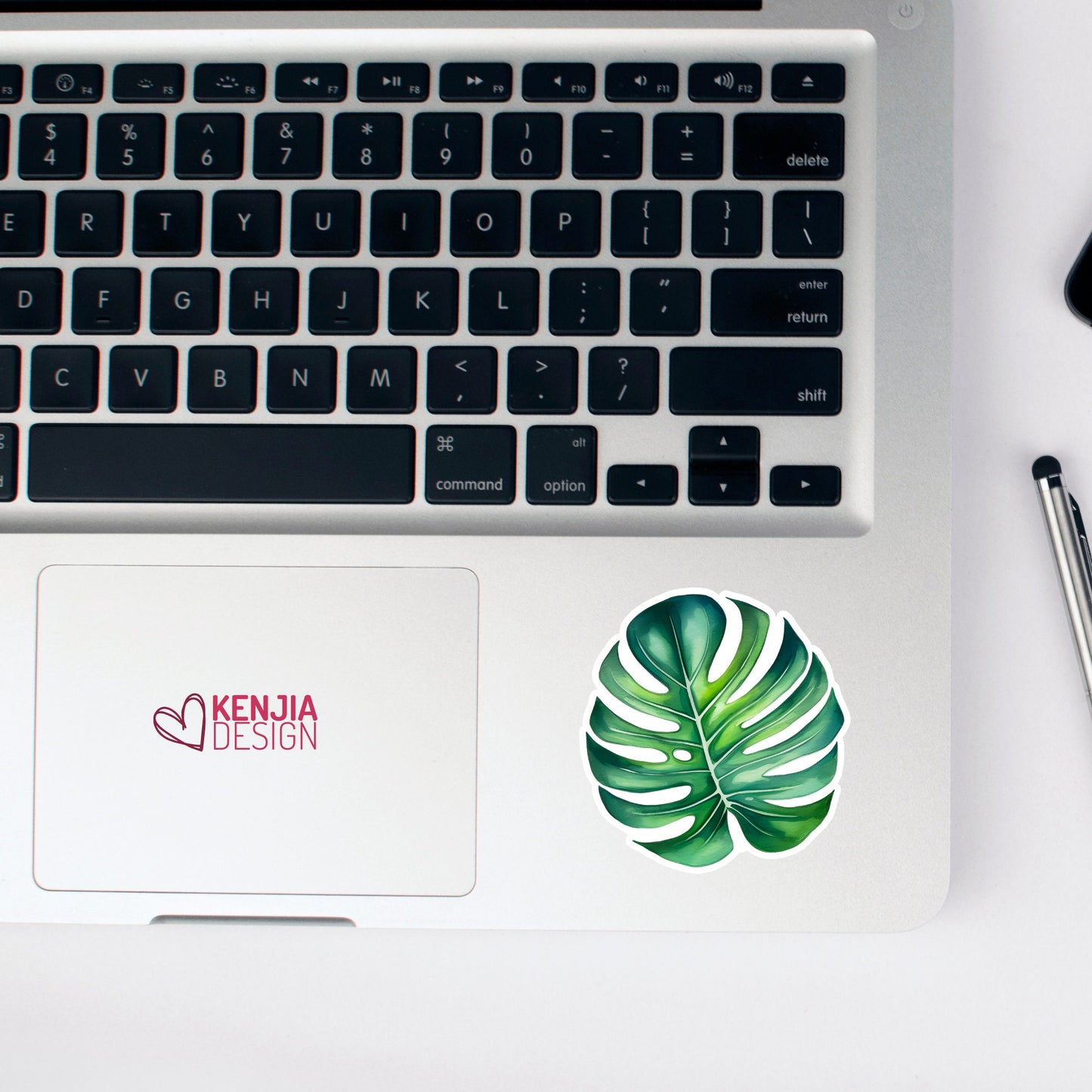 Monstera Leaf Stickers  | Watercolor Waterproof Sticker | House Plants Lover Water Bottle Sticker | Monstera art