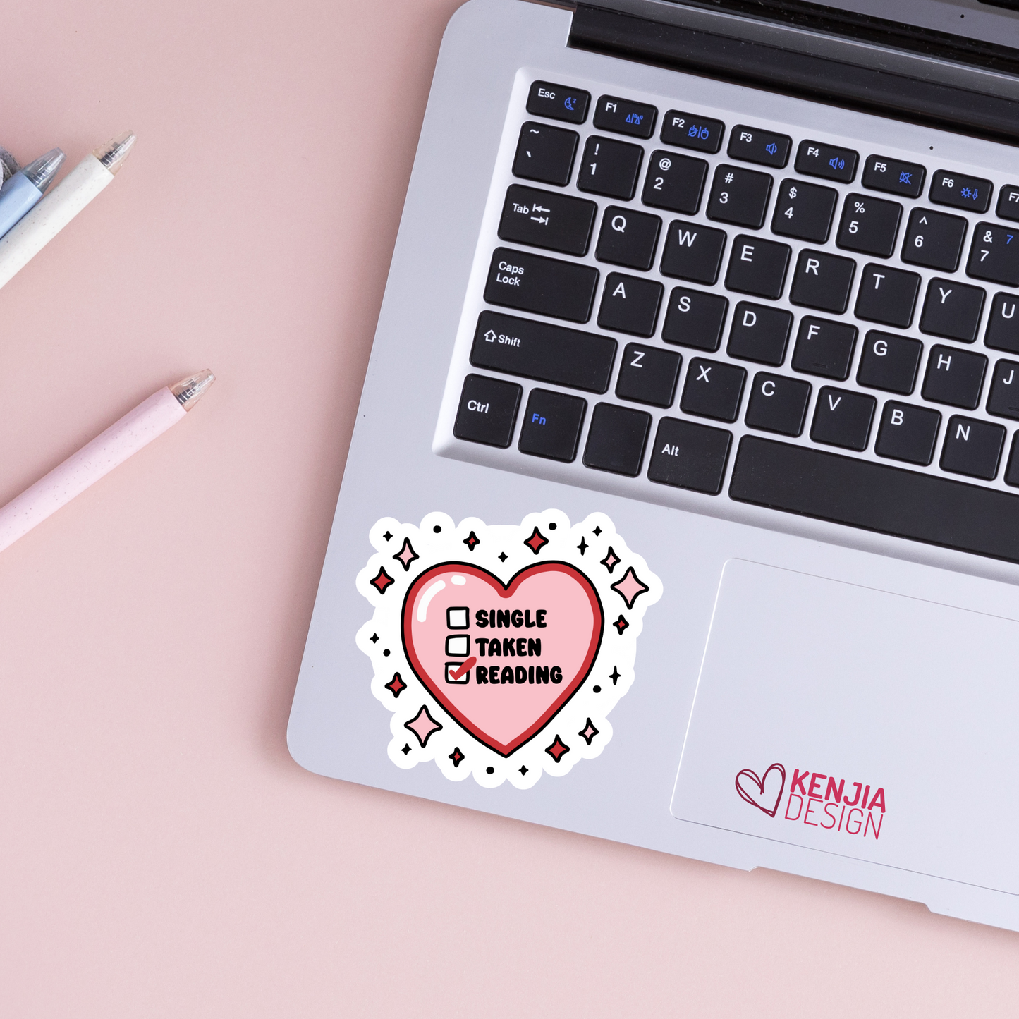 Single Taken Reading Stickers  Valentine's Day Trendy Bookish Stickers Merch / Book Lover Gifts / Kindle Stickers