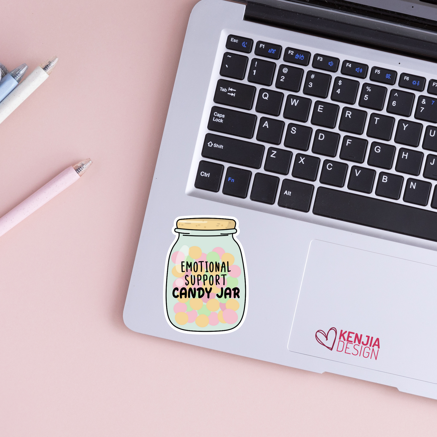 Emotional Support Candy Jar Funny Stickers  ,Motivational Gifts, Candy Jar Decoration for Office, Desk, Friends, Boss, Kindle