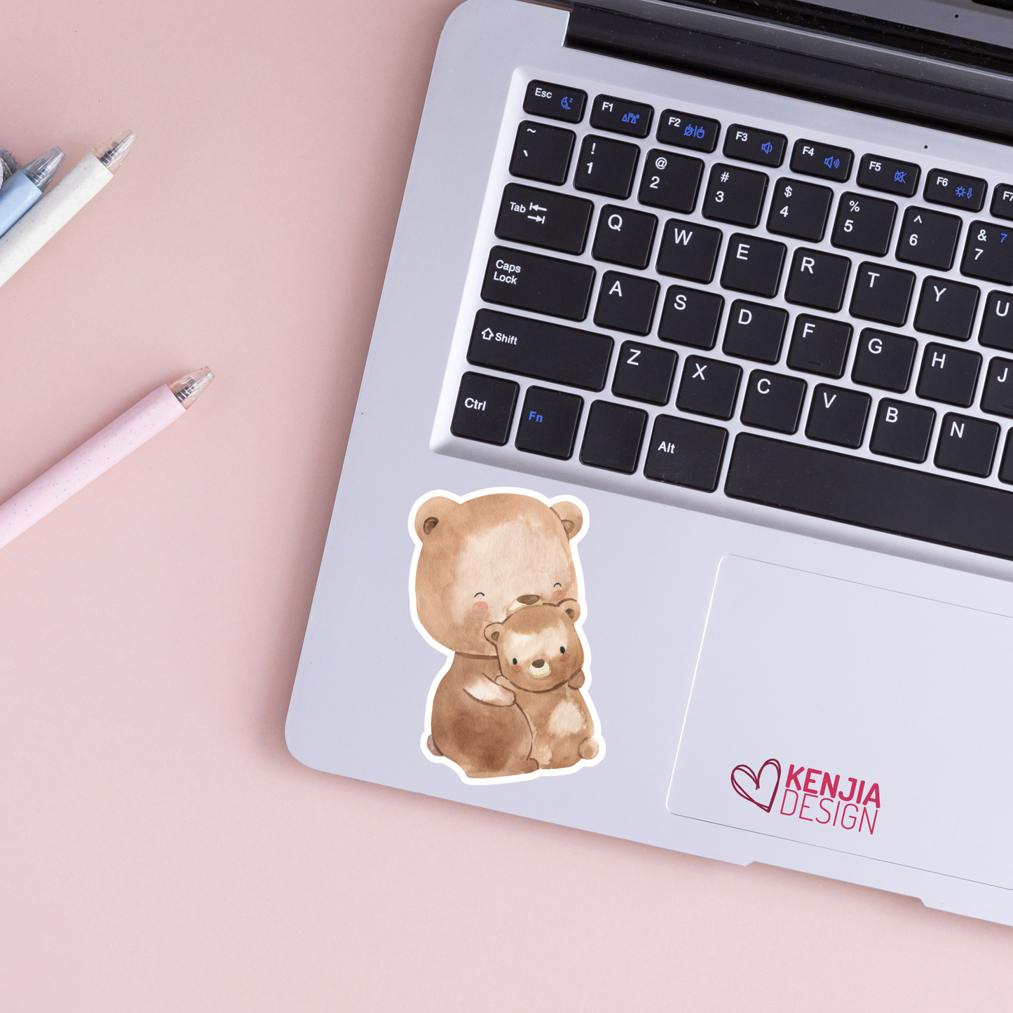 Woodland Stickers Baby Bear + Mom Animal Stickers
