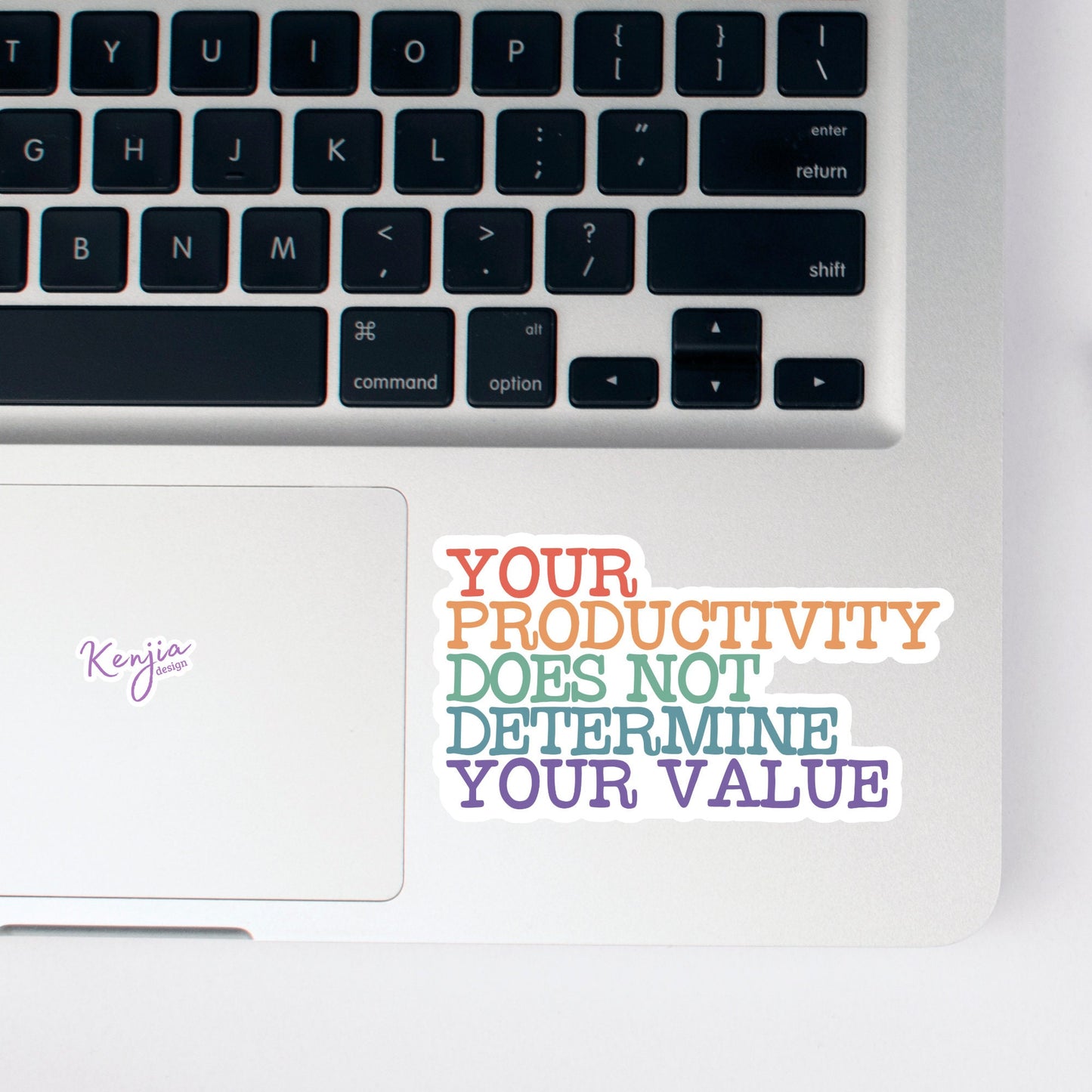 Your Productivity Does Not Determine Your Value Stickers, Waterproof Vinyl Sticker for gift, planner, book, laptop for ADHD and Anxiety