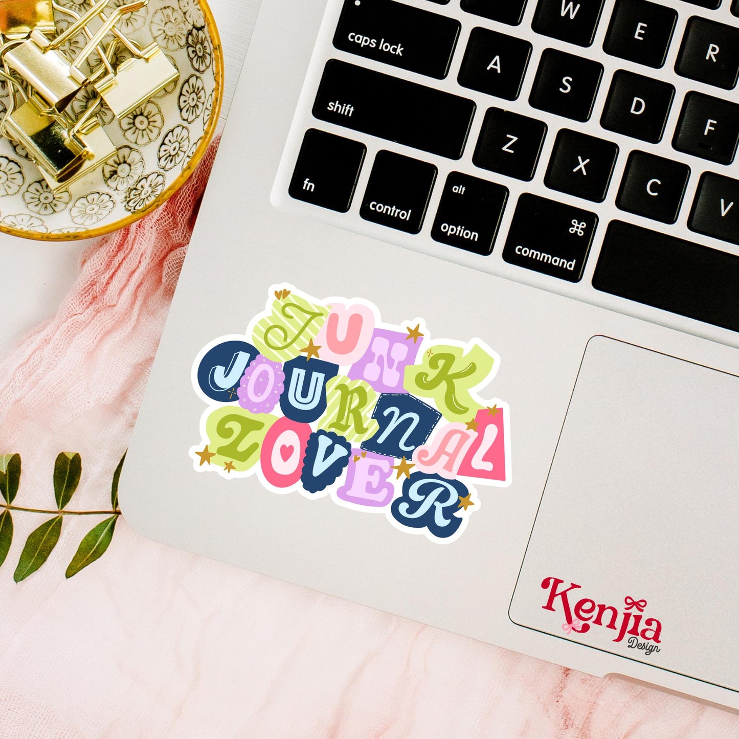 Junk Journal Lover Sticker / Cute Journaling Decal / Colorful Scrapbook Lover Sticker / Bookish Stationery Gift