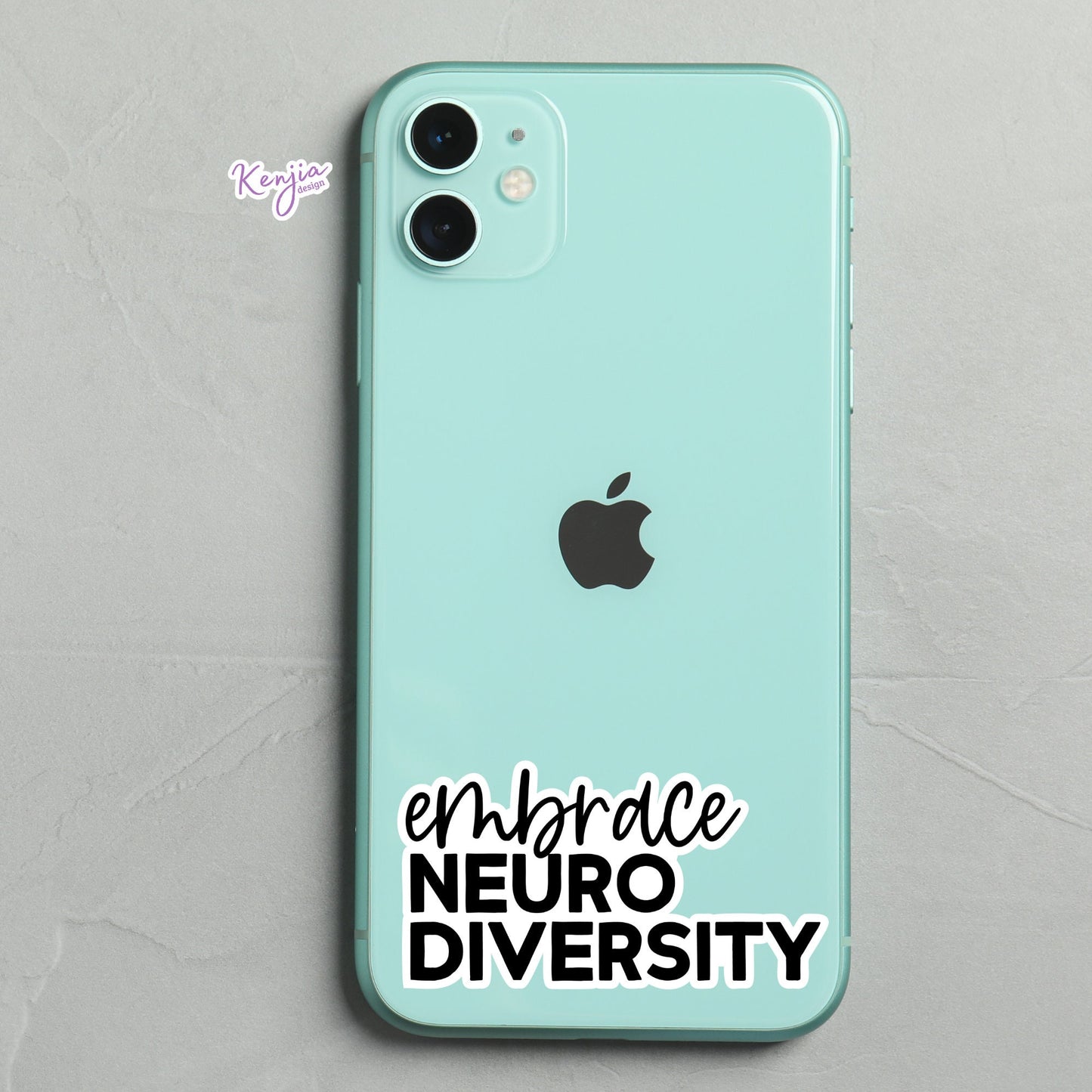 Embrace Neurodiversity Sticker and Magnet, Neurodivergent Positive Mental Health Adhd Sticker, Autism Acceptance, Laptop stickers
