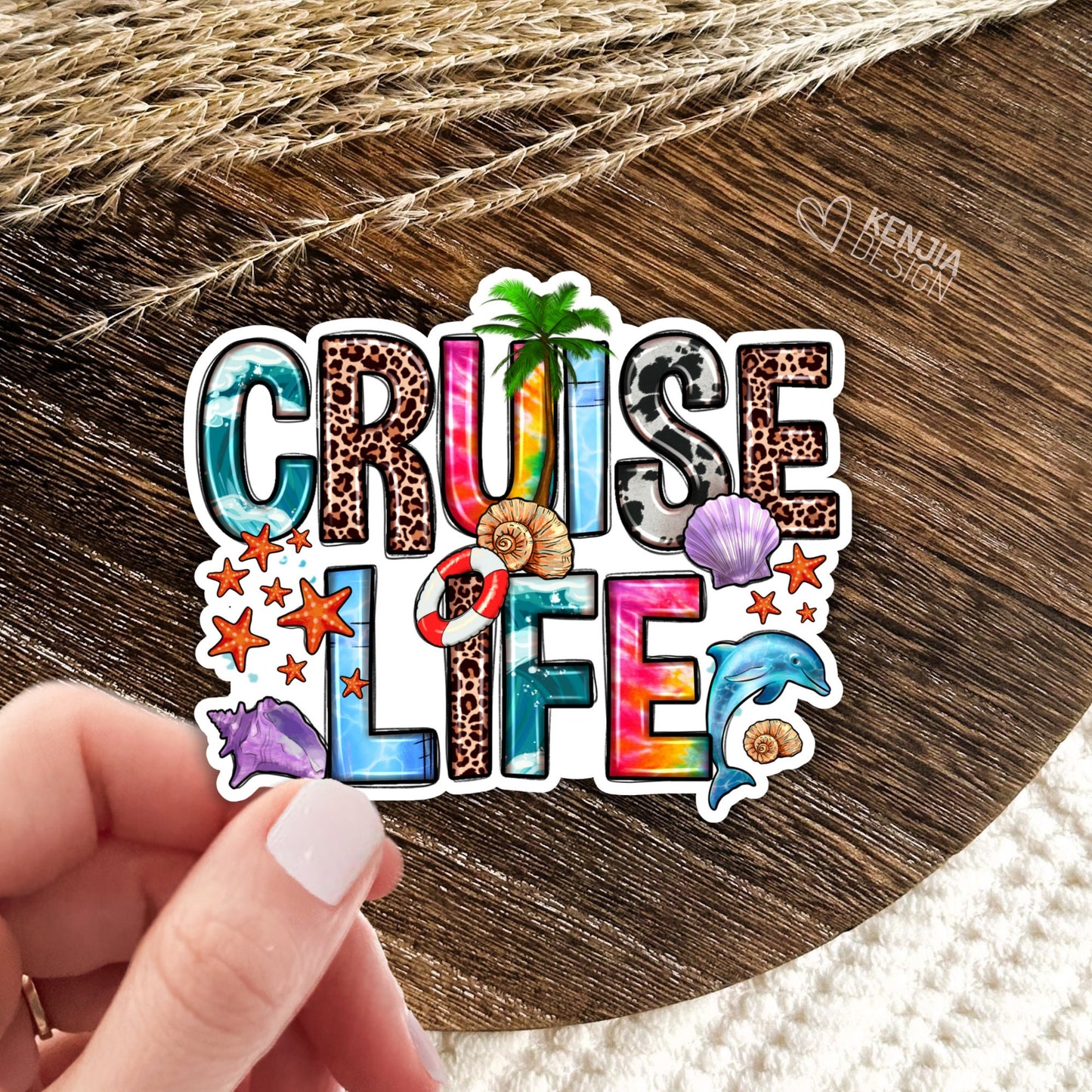Cruise Life Stickers / Cruise Crew Sticker / Summer Vacation / Family Cruise / Cruising Squad / Vacay Stickers / Beach Sticker / Nautical