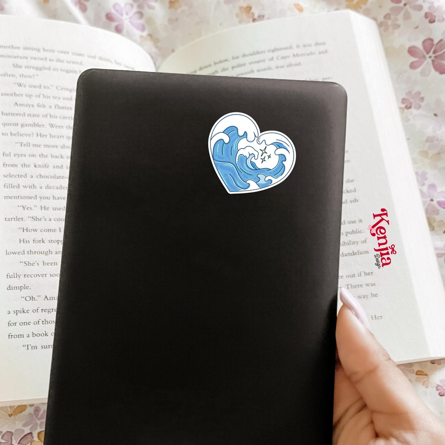 Ocean Wave Stickers / Coastal Sticker / Sea Lover Gift / Beach Sticker / Surfer Girl / Beachy Aesthetic / Summer Sticker / Mermaid