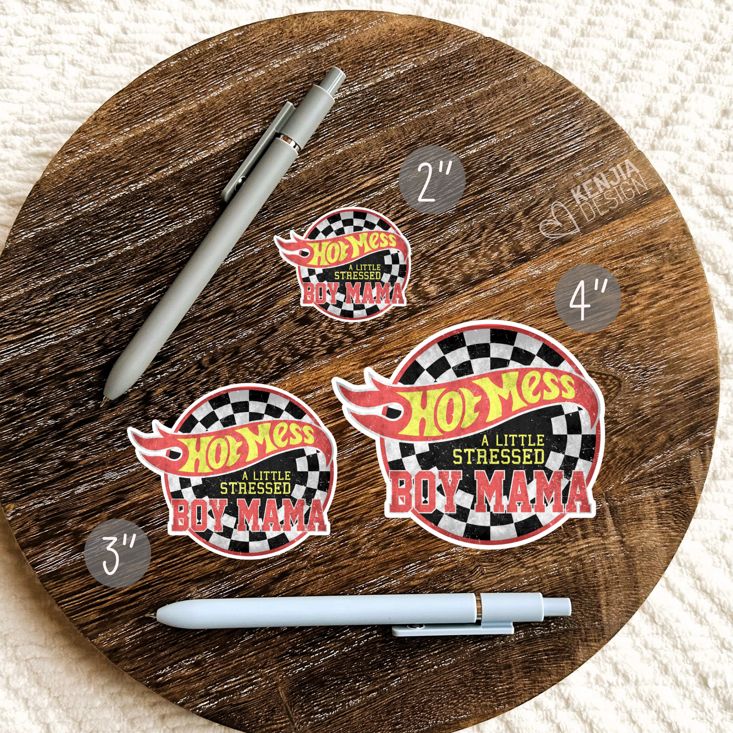 Boy Mama Stickers  / Mama's Boy Stickers / Mommy and Me / Mom of Toddler Boys Gifts / Kids Life / Hot Mess Stressed Mama