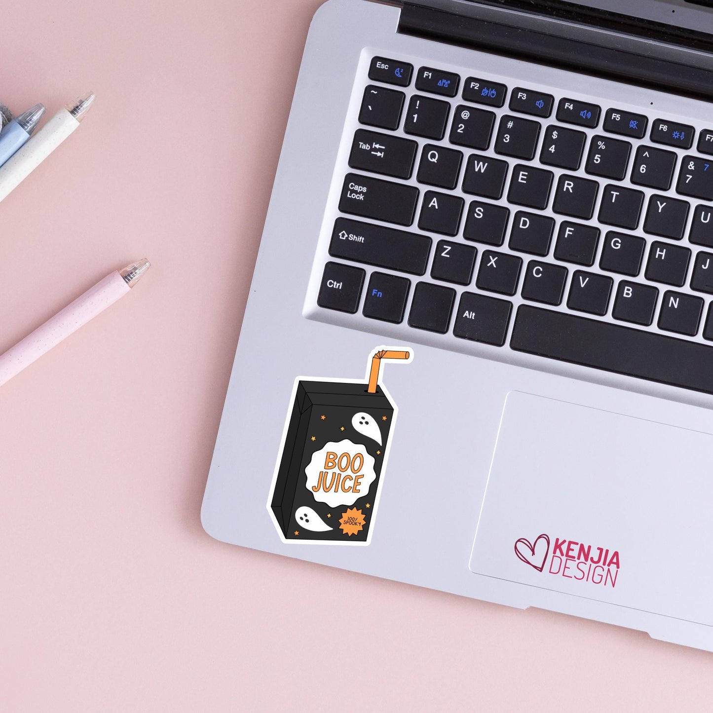 Boo Juice Box Stickers / Cute Ghost Halloween Stickers / Spooky Stickers / Retro Decals / Laptop & Kindle Stickers