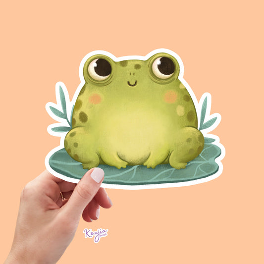 Cute Kawaii Frog Stickers and Fridge Magnets for Journal, Deco, Hydroflask, Gifts, Man I Love Frog and Toad Cottagecore Stickers