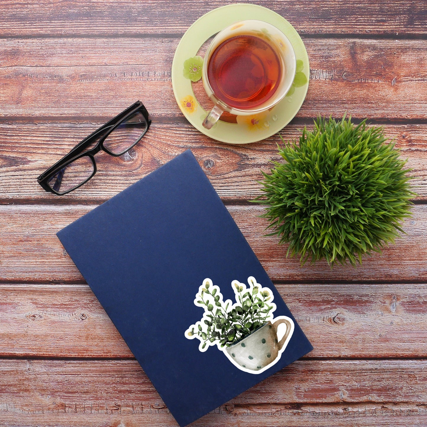 House plants Sticker, Waterproof and Dishwasher Safe Handmade cute Vinyl Sticker for gift, planner, book and laptop stickers