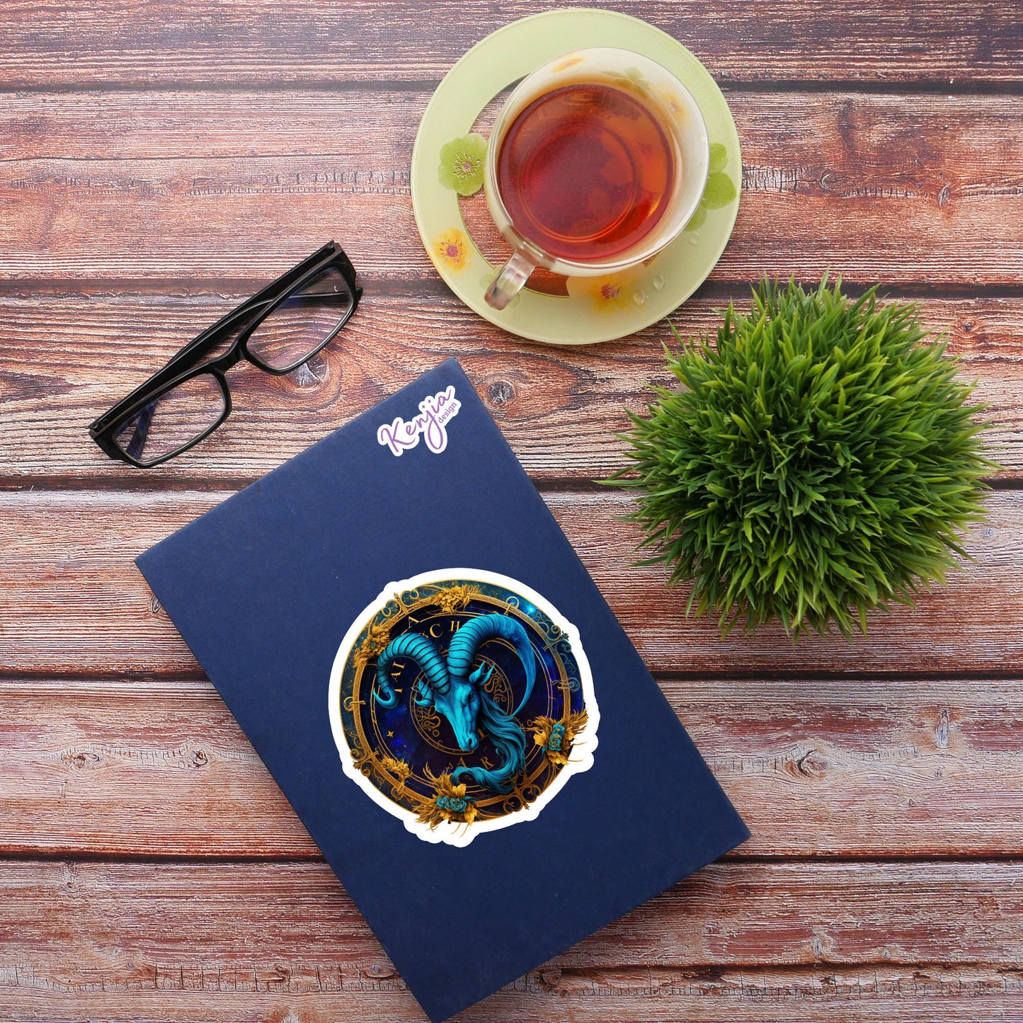 Astrology Zodiac Capricorn Sign Stickers , Planner stickers, laptop stickers, Cute Stickers, Refrigerator and Dishwasher Magnet