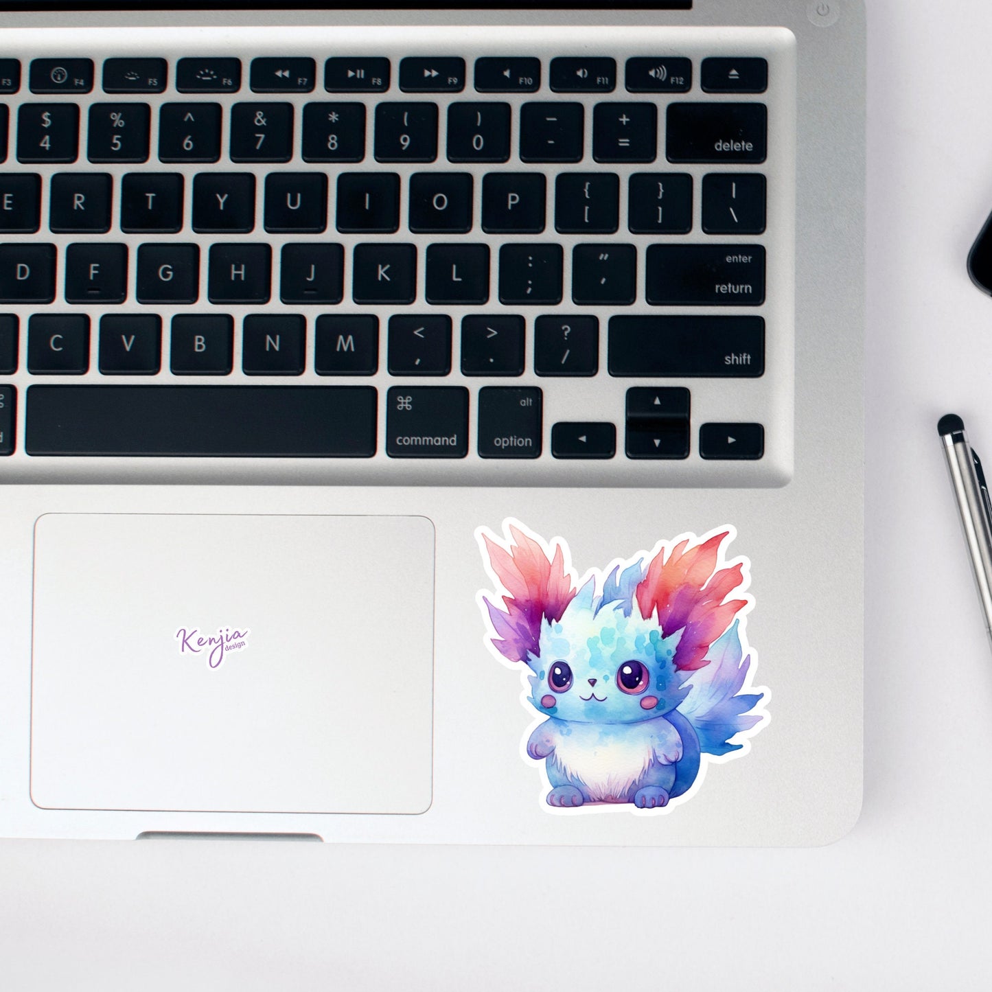 Cute Handmade Creature Anime Pokemon Sticker and Magnet, watercolor effect, Waterproof Vinyl Sticker for gift, planner, book, laptop sticker