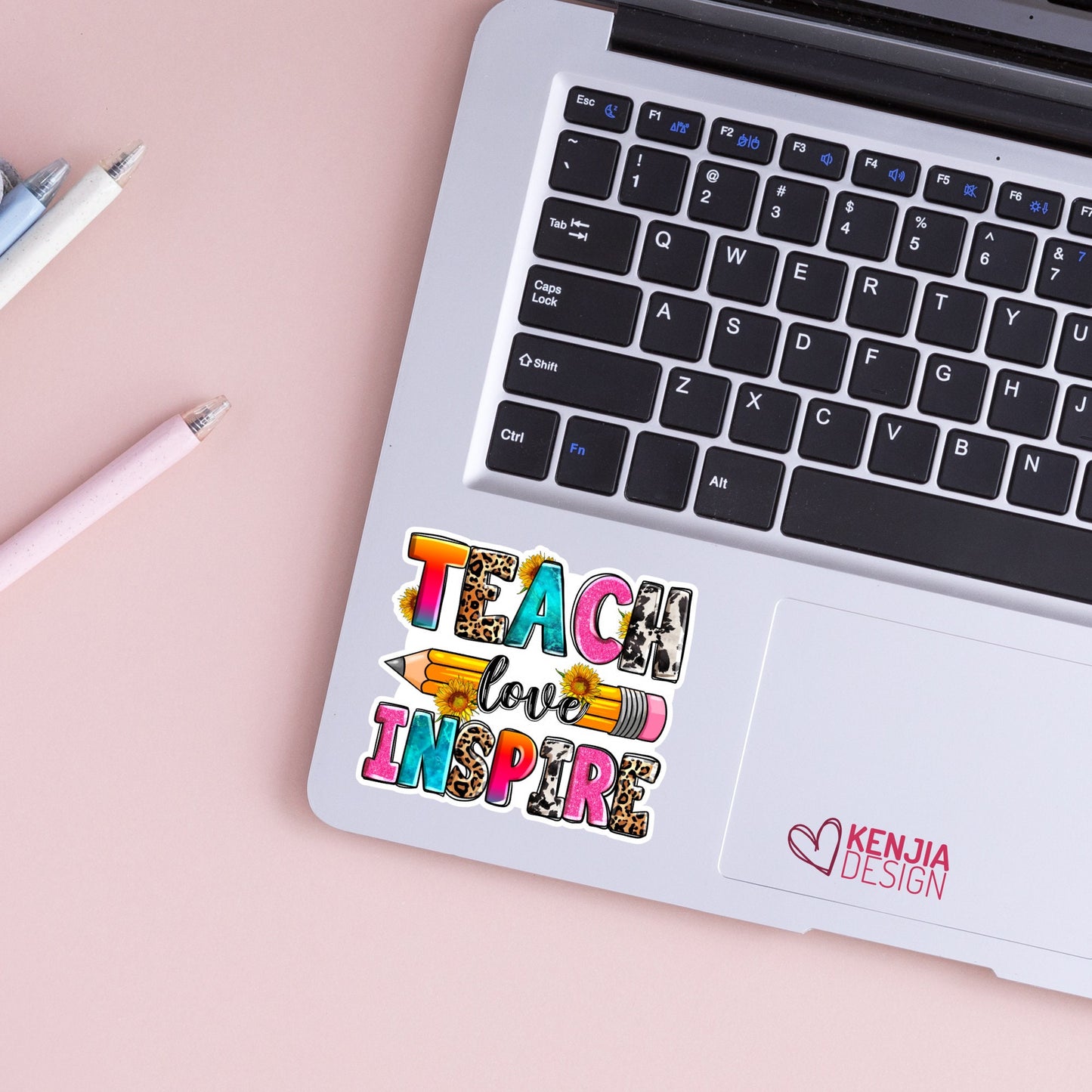 Teach Love Inspire Sticker / Teacher Gift / Teacher Appreciation Week / Teacher's Day / Western Teacher / Teacher Life / Kindle Sticker