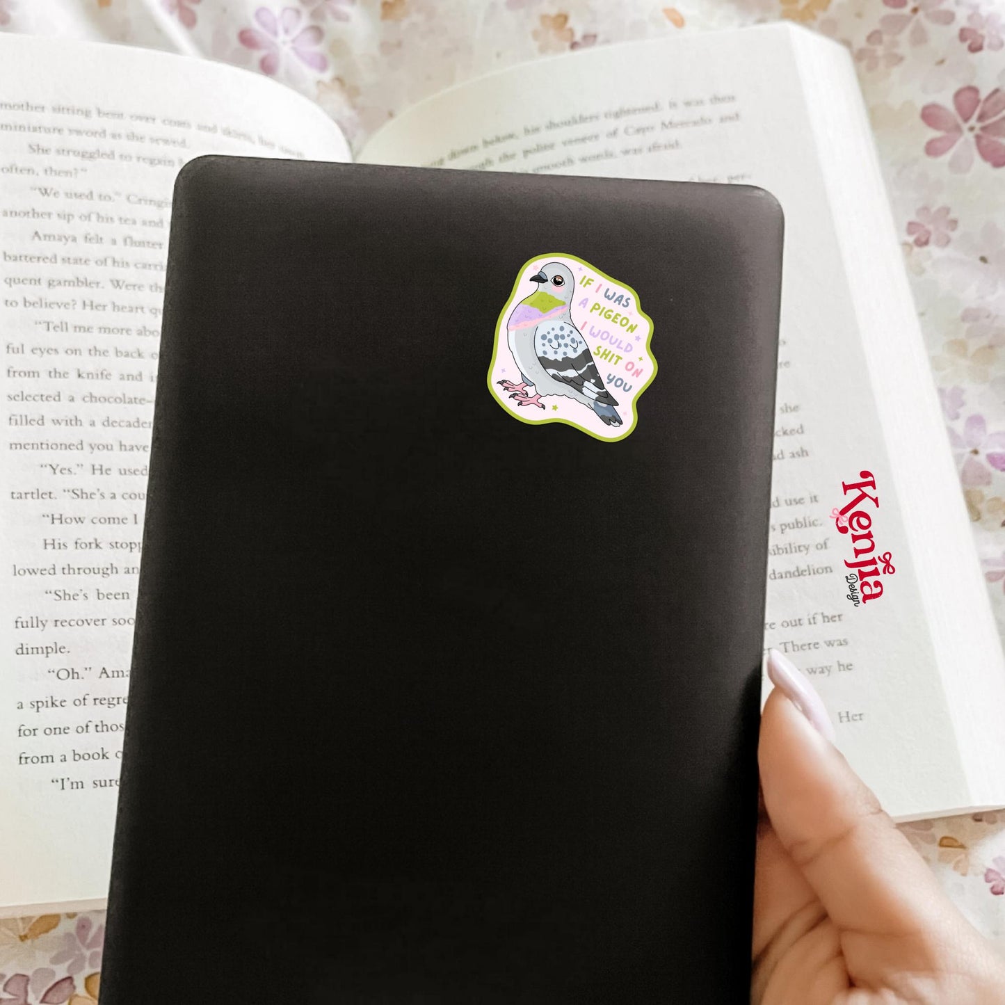 Funny Pigeon Stickers / If I Was a Pigeon I Would Shit On You Decal / Sarcastic Bird Sticker / Adult Humour