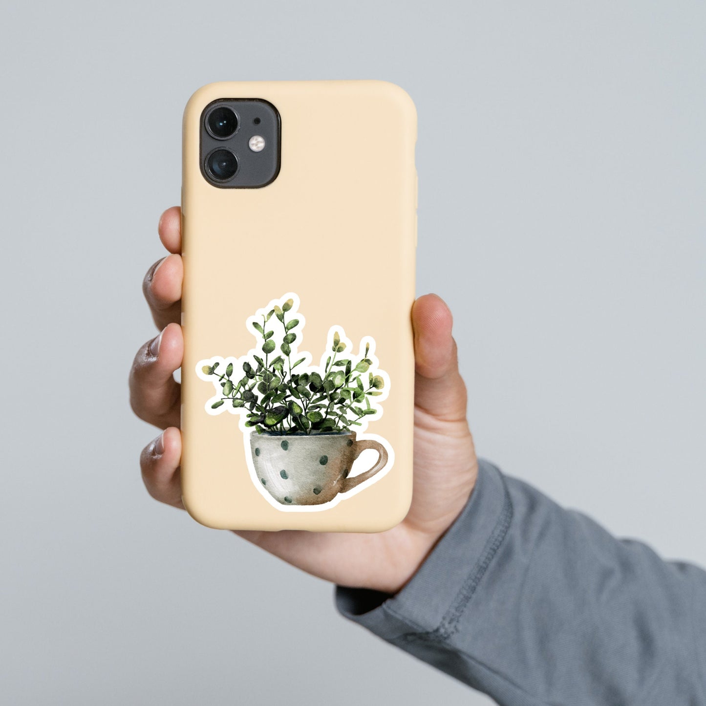 House plants Sticker, Waterproof and Dishwasher Safe Handmade cute Vinyl Sticker for gift, planner, book and laptop stickers