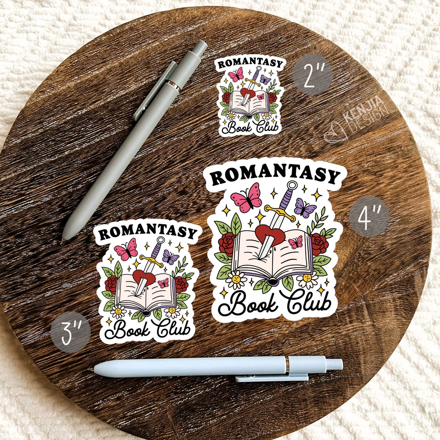 Romantasy Book Club Crewneck Stickers  / Bookish Merch / Reading Magnets / Dragon Reading Sticker / Book Lover Gifts / Bookworm