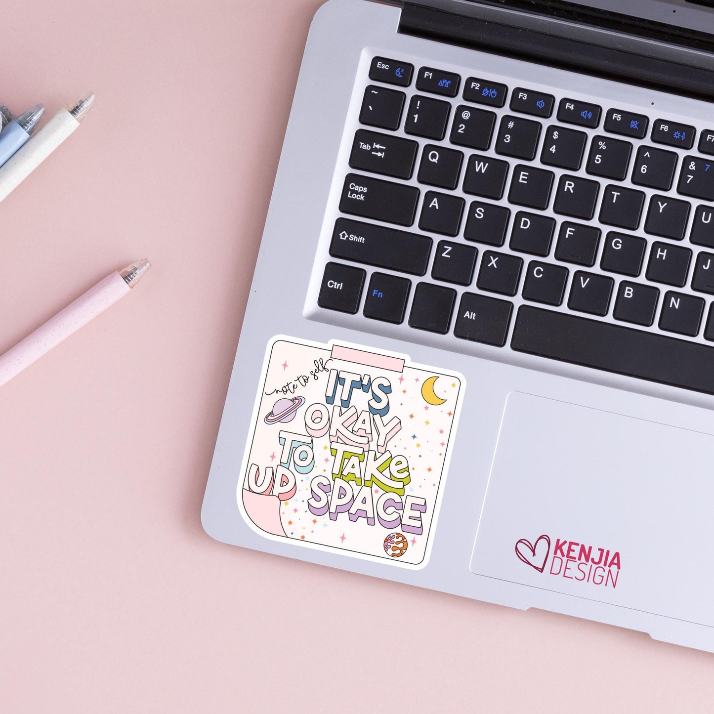 It's Okay To Take Up Space Stickers / Mental Health Matters Stickers / Retro Mental Health Awareness / Motivational Saying Kindle Stickers