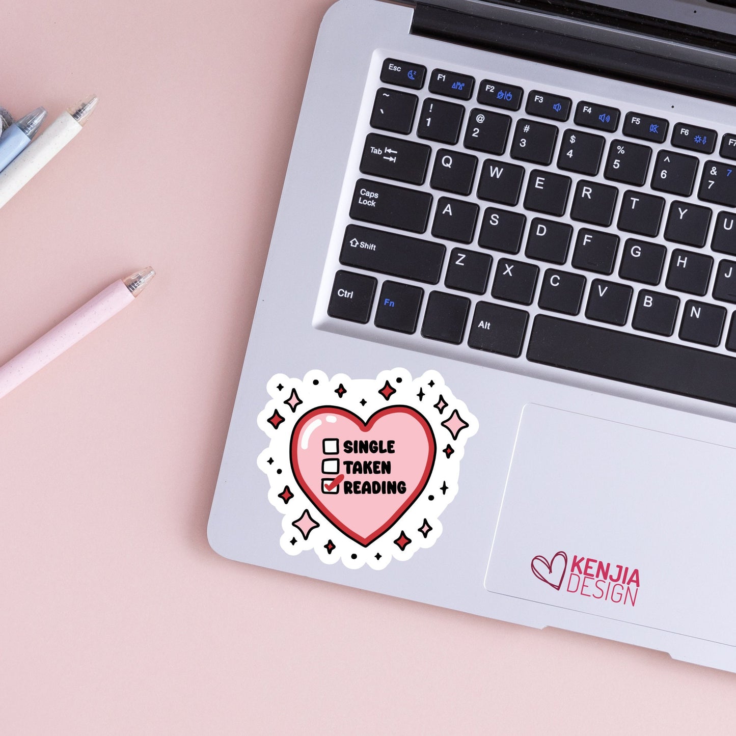 Single Taken Reading Stickers  / Valentine's Day Trendy Bookish Stickers Merch / Book Lover Gifts / Kindle Stickers
