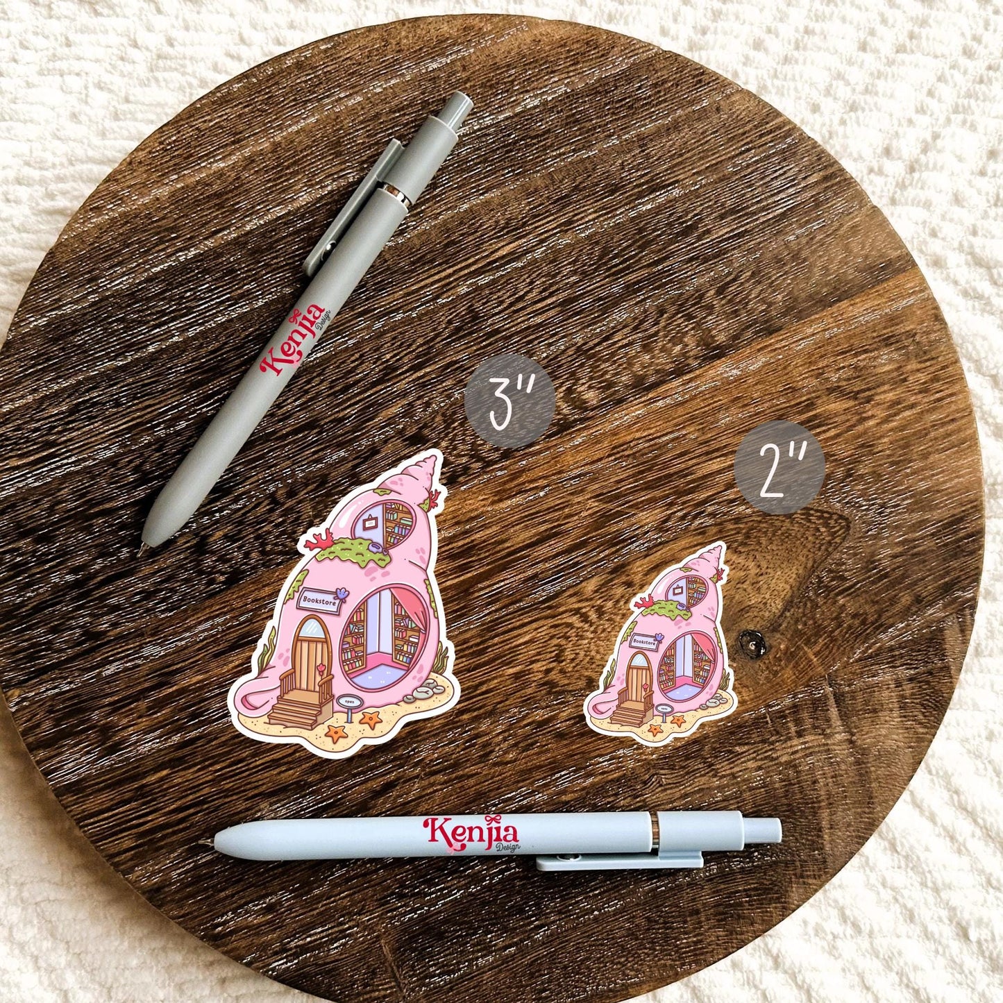 Summer Bookstore Sticker / Beach Reading / Book stickers / Booktok / Kindle Stickers / Book Lover Gift / Bookish Stickers