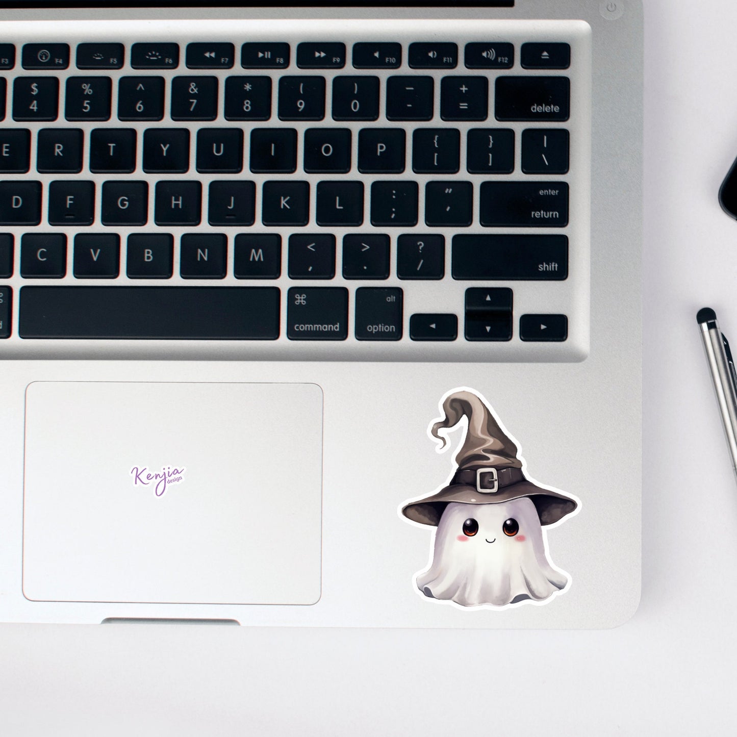 Cute Funny Fall Ghost Halloween Stickers and Fridge Magnets for Planner, Hydroflask, MacBook Computer, Luggage, Party, Best Friend Gift