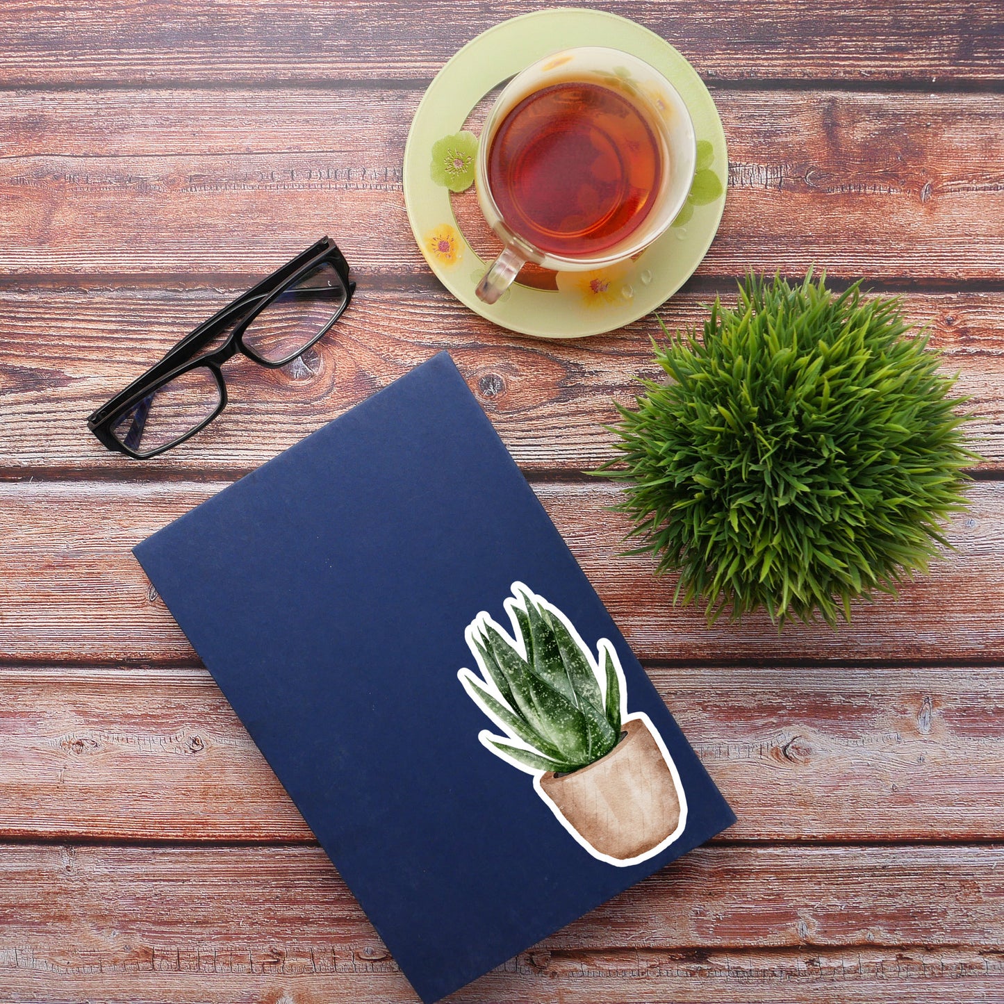 House plants Sticker, Water Resistant Handmade cute Vinyl Sticker for gift, planner, book and laptop stickers