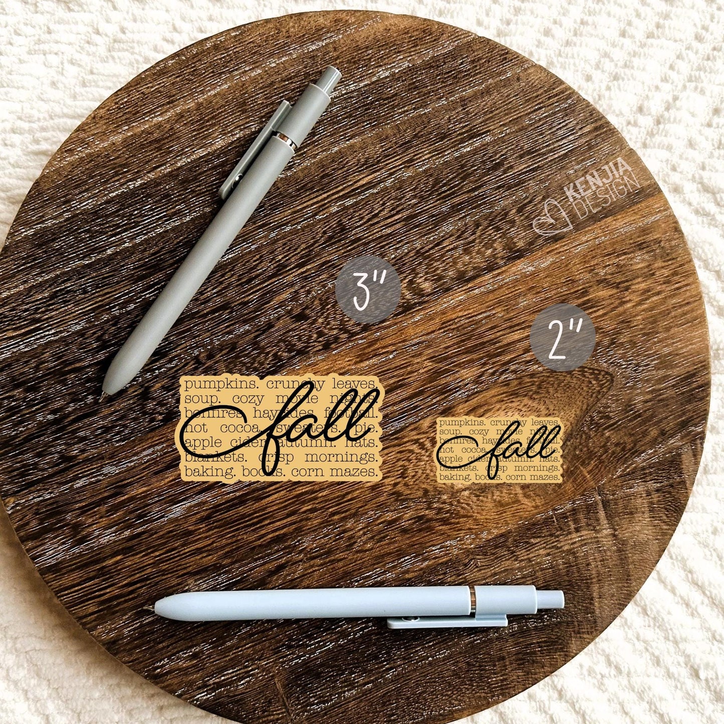 Fall Stickers / Autumn Stickers / Fall Season / Cozy Vibes / Pumpkins, Leaves, Apple cider, Blankets, Books / Laptop & Kindle Stickers