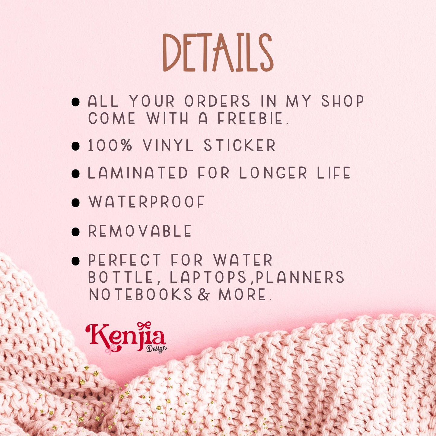 Its Feminine Intuition / Divine Feminine Energy / Coquette Sticker / Girly Aesthetic / Angel Wings Affirmation / Kindle Stickers