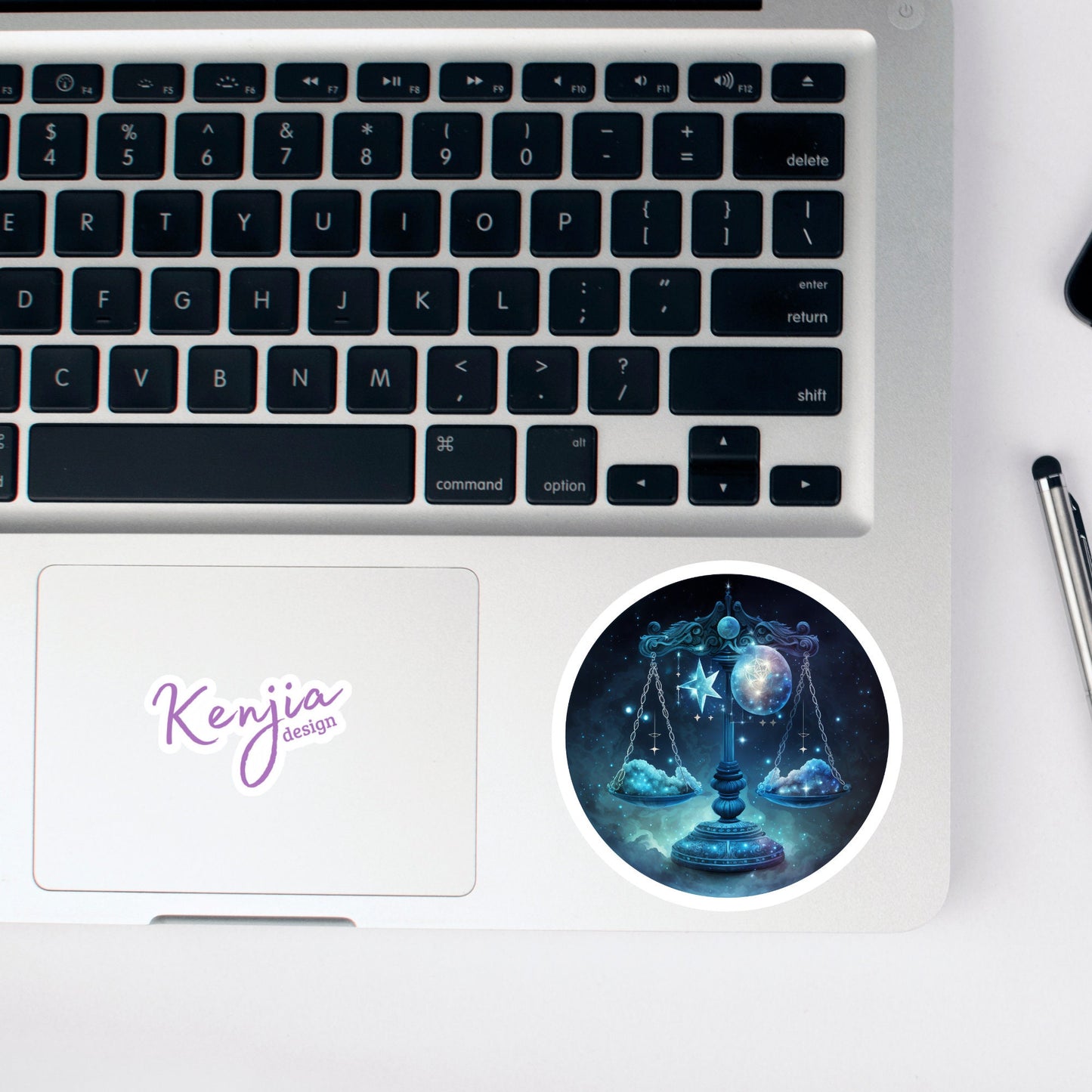 Astrology Zodiac Libra Sign Sticker, Waterproof and Dishwasher Safe Handmade cute Vinyl Sticker gift, planner, bumper, laptop stickers