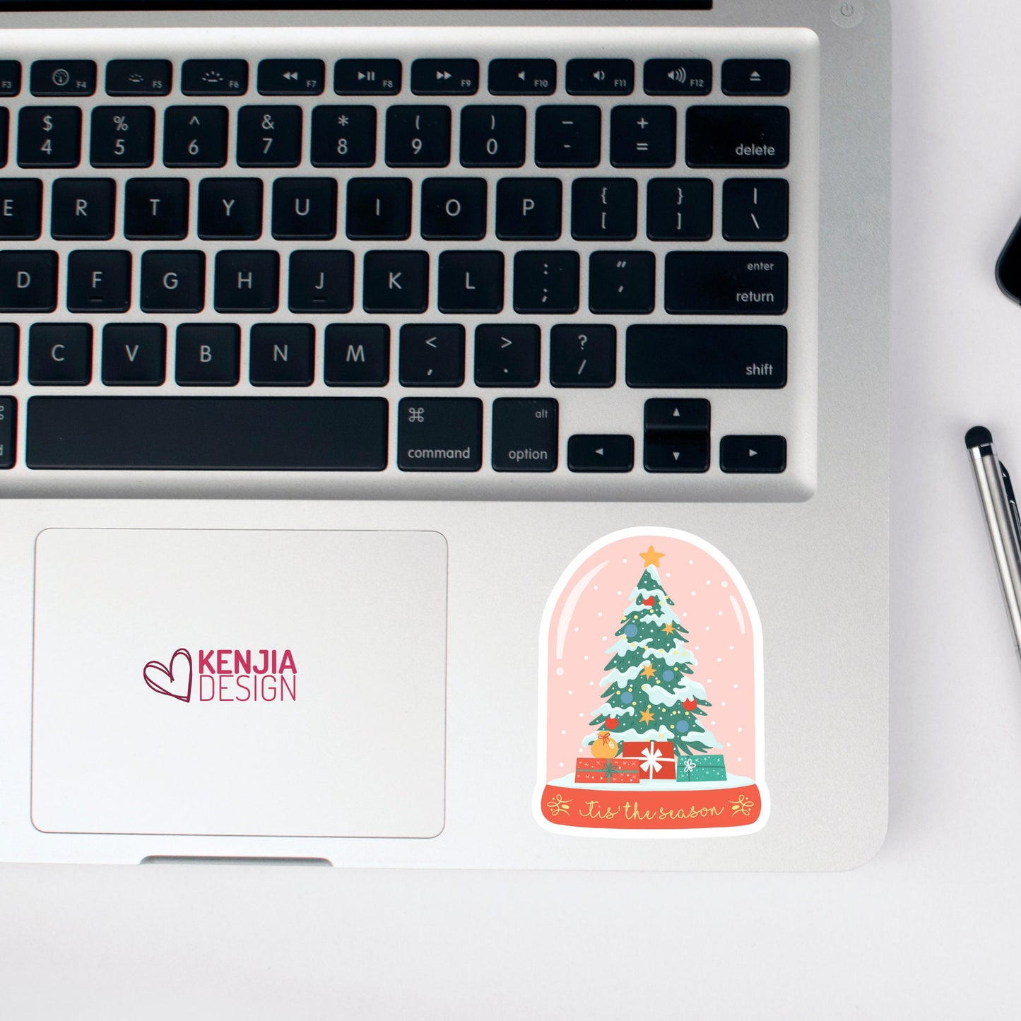Cute Funny Christmas Snow Ball Stickers  | Holidays Gifts Sticker for Planner Laptop Water Bottle, Kindle, Fridge Magnet