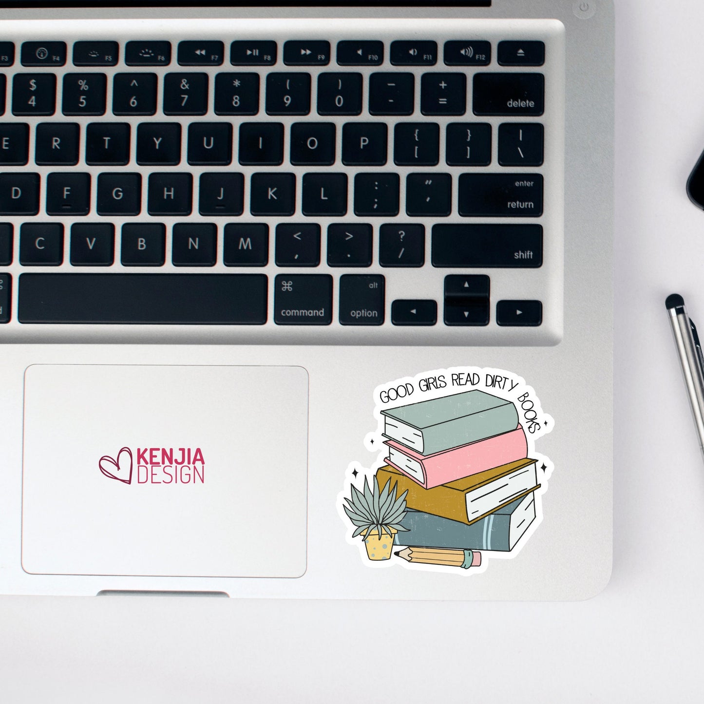 Funny Good Girls Read Dirty Books Stickers  | Waterproof Sticker for Planner, Kindle, Laptop Water Bottle Fridge Magnet / Bookish