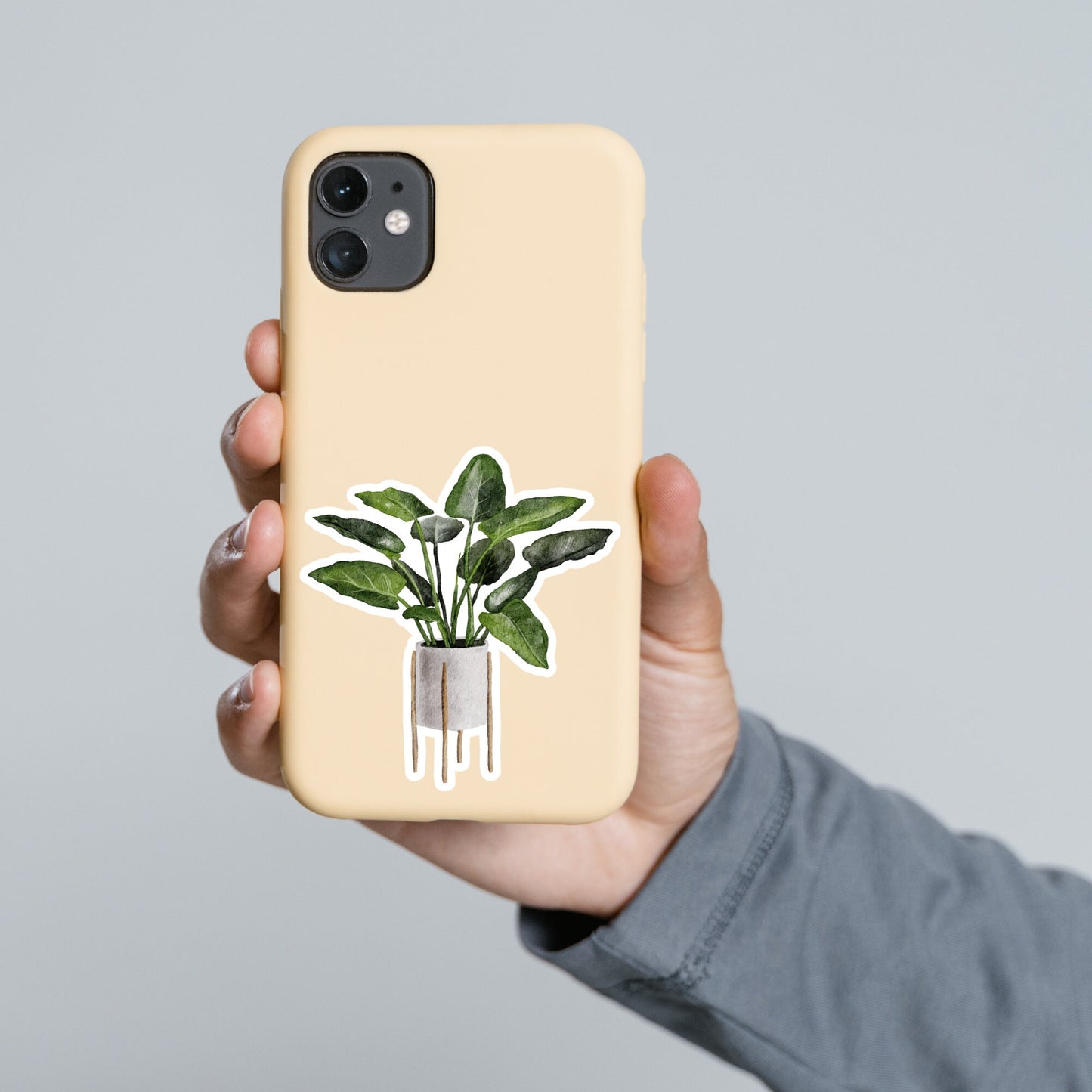 House plants Sticker, Waterproof and Dishwasher Safe Handmade cute Vinyl Sticker for gift, planner, book and laptop stickers