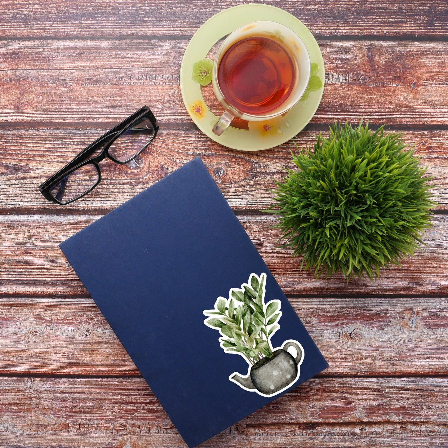 House plants Sticker, Waterproof and Dishwasher Safe Handmade cute Vinyl Sticker for gift, planner, book and laptop stickers