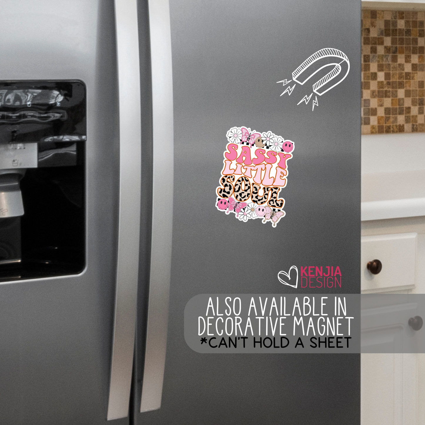 Retro Sassy Little Soul Stickers  / Groovy Mama's Girl Stickers / Mommy and Me / Mom of Toddler Girl Gifts / Kids Life