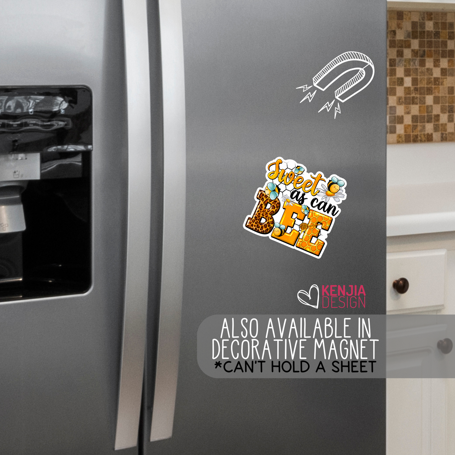Sweet As Can Bee Stickers / Western Bee / Bumble Bee / Cute Honey Bee / Honeycomb Decals