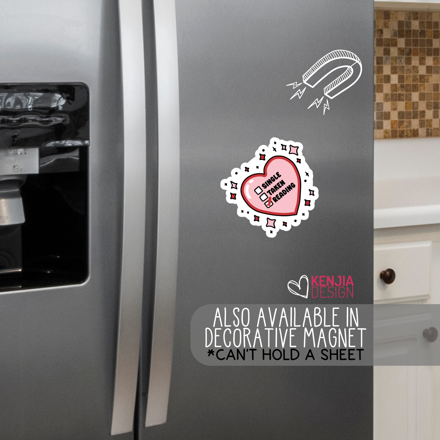 Single Taken Reading Stickers  Valentine's Day Trendy Bookish Stickers Merch / Book Lover Gifts / Kindle Stickers