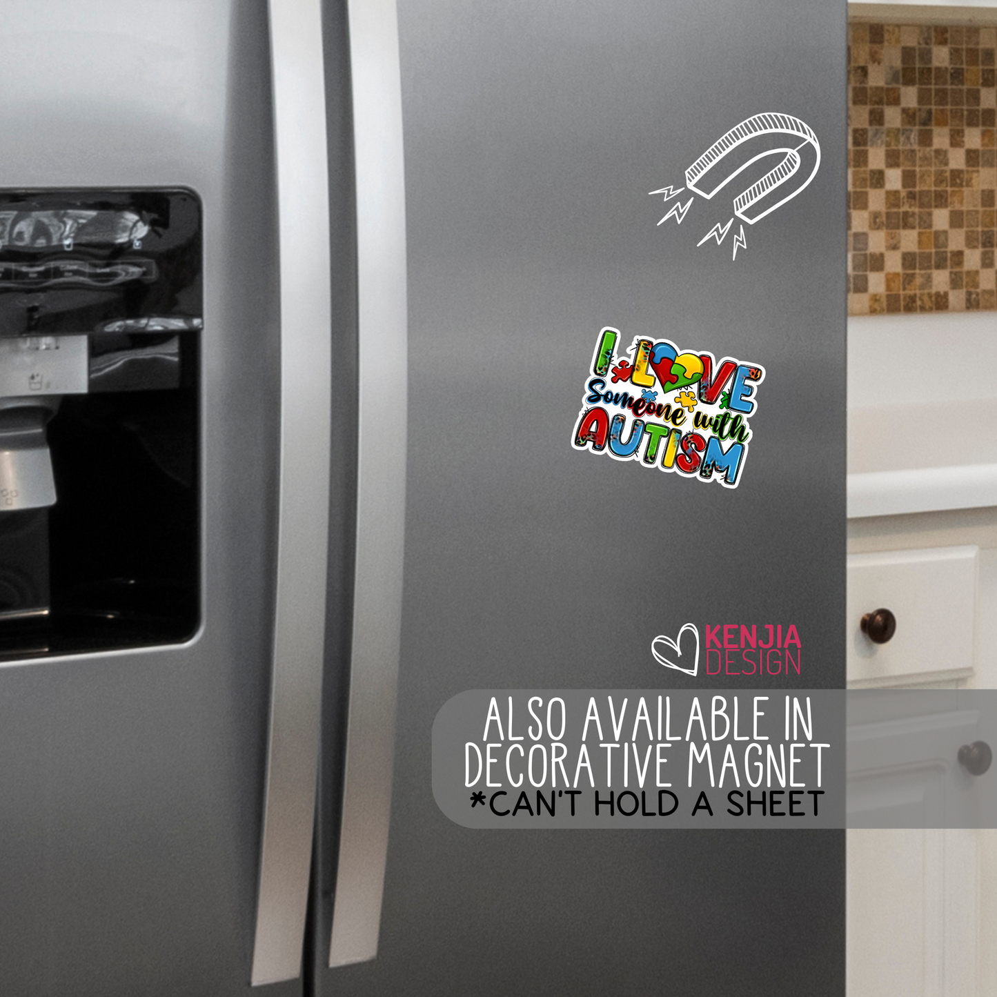 I Love Someone With Autism Stickers / Autism Puzzle Pieces / Autism Awareness / Mental Health Matters / Neurodiversity