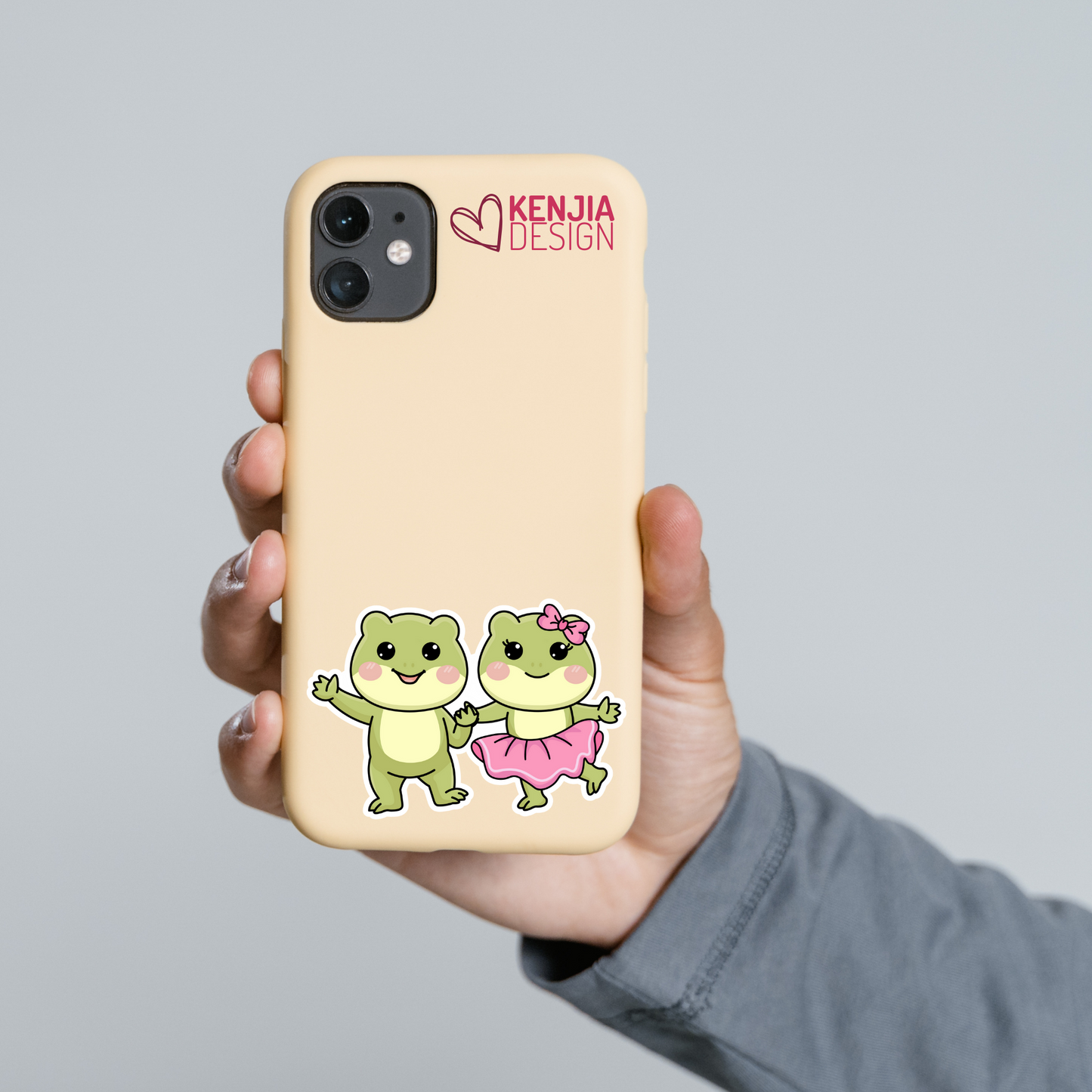 Cute Kawaii Frog Dancing Seance Stickers , Frog Stickers, Funny Animal Meme Sticker, Trendy Stickers, Toad Coattagecore