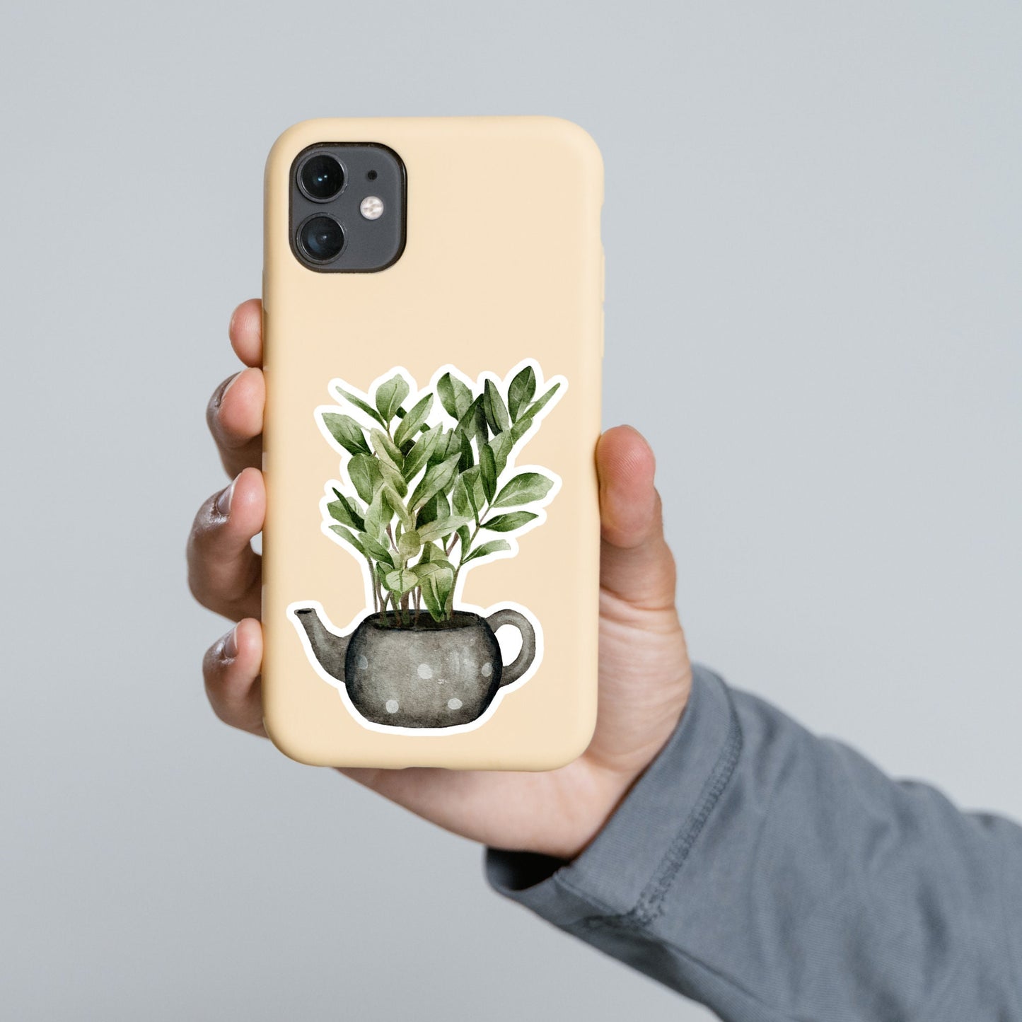 House plants Sticker, Waterproof and Dishwasher Safe Handmade cute Vinyl Sticker for gift, planner, book and laptop stickers