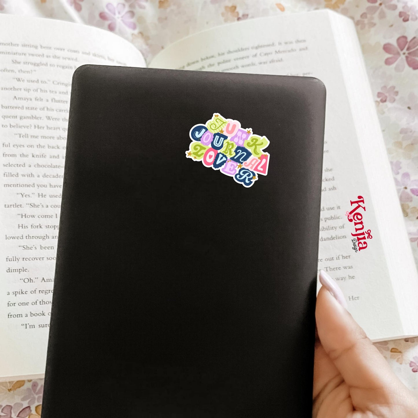 Junk Journal Lover Sticker / Cute Journaling Decal / Colorful Scrapbook Lover Sticker / Bookish Stationery Gift
