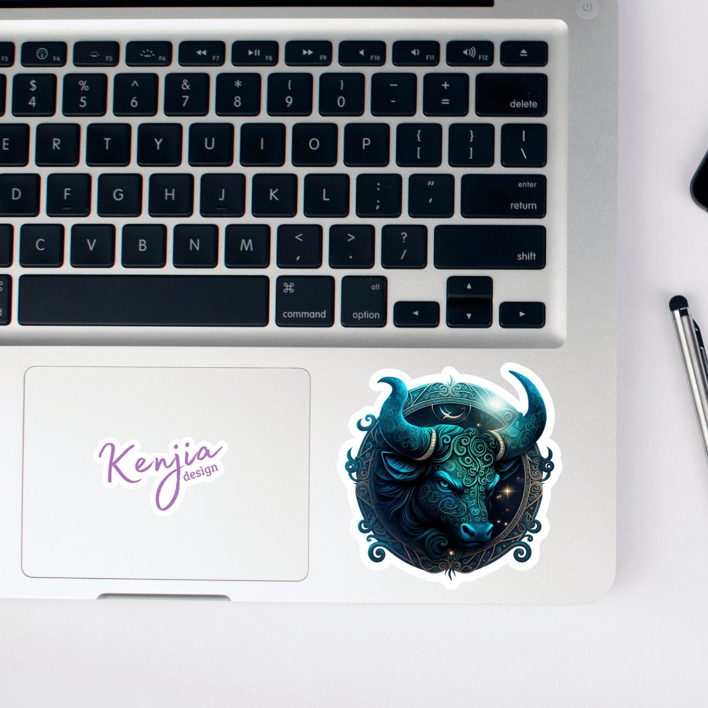 Astrology Zodiac Taurus Sign Sticker, Waterproof and Dishwasher Safe Handmade cute Vinyl Sticker gift, planner, bumper, laptop stickers